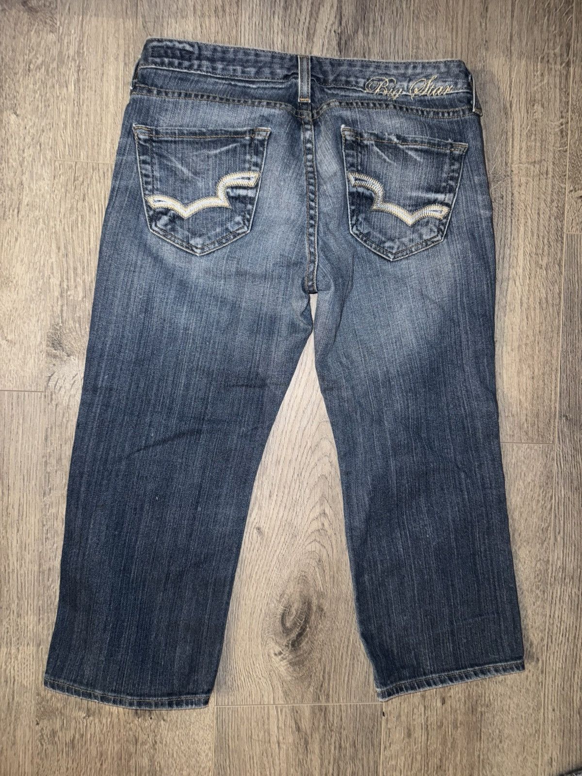 Big Star Vintage Early 2000s BIG STAR Sweet Crop Ultra Low-rise jeans Size 26" / US 2 / IT 38 - 5 Thumbnail