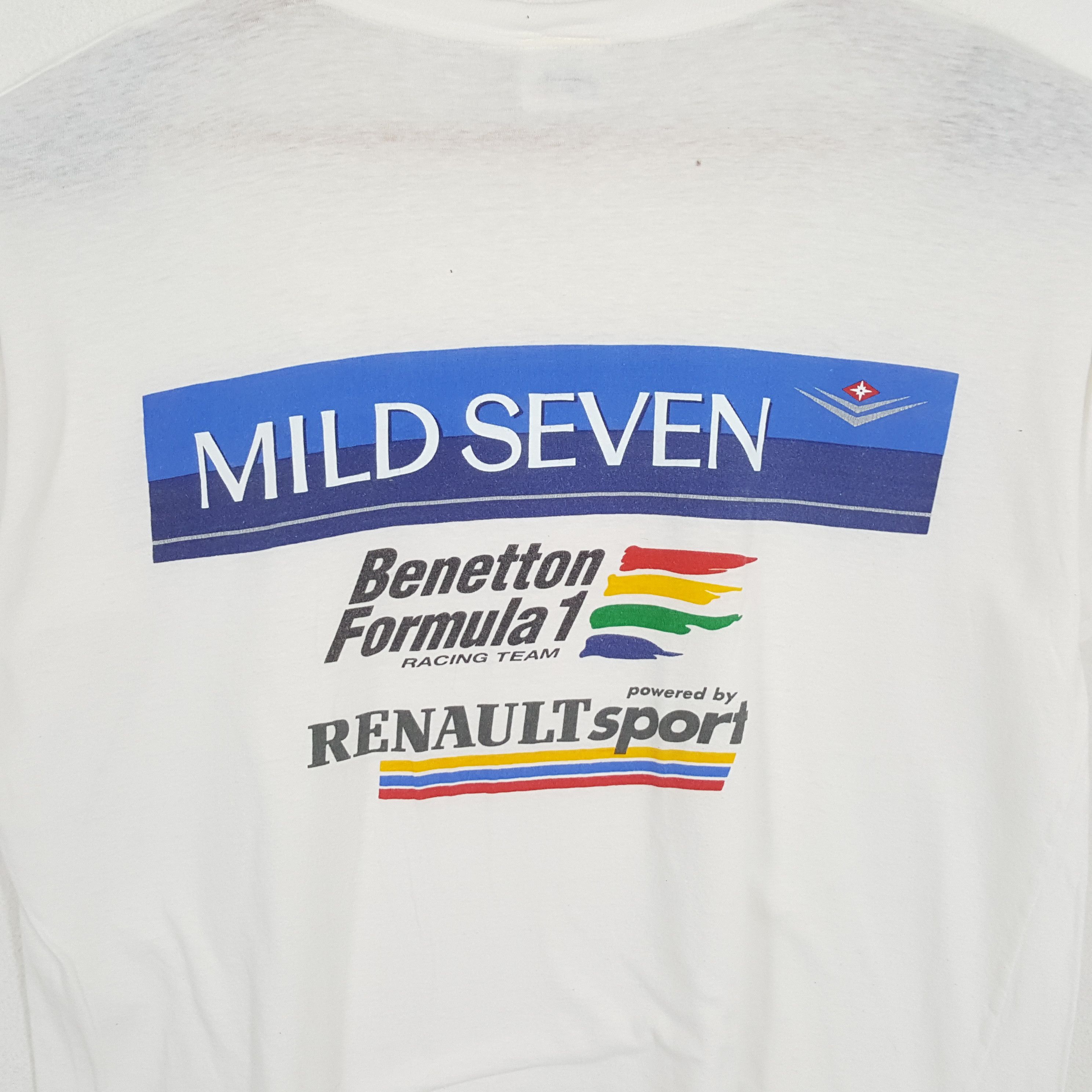 Benetton × Vintage VIntage BENETTON FORMULA 1 Racing Team T-Shirts Size US L / EU 52-54 / 3 - 2 Thumbnail
