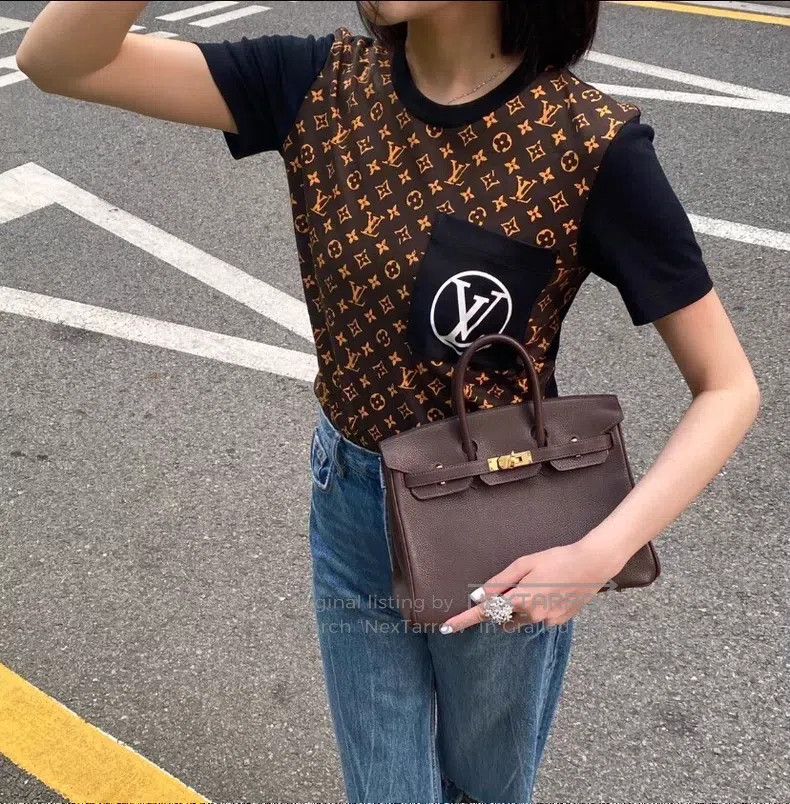 Louis Vuitton Louis Vuitton Dark brown logo presbyopic full print cotton Size US M / EU 48-50 / 2 - 8 Thumbnail
