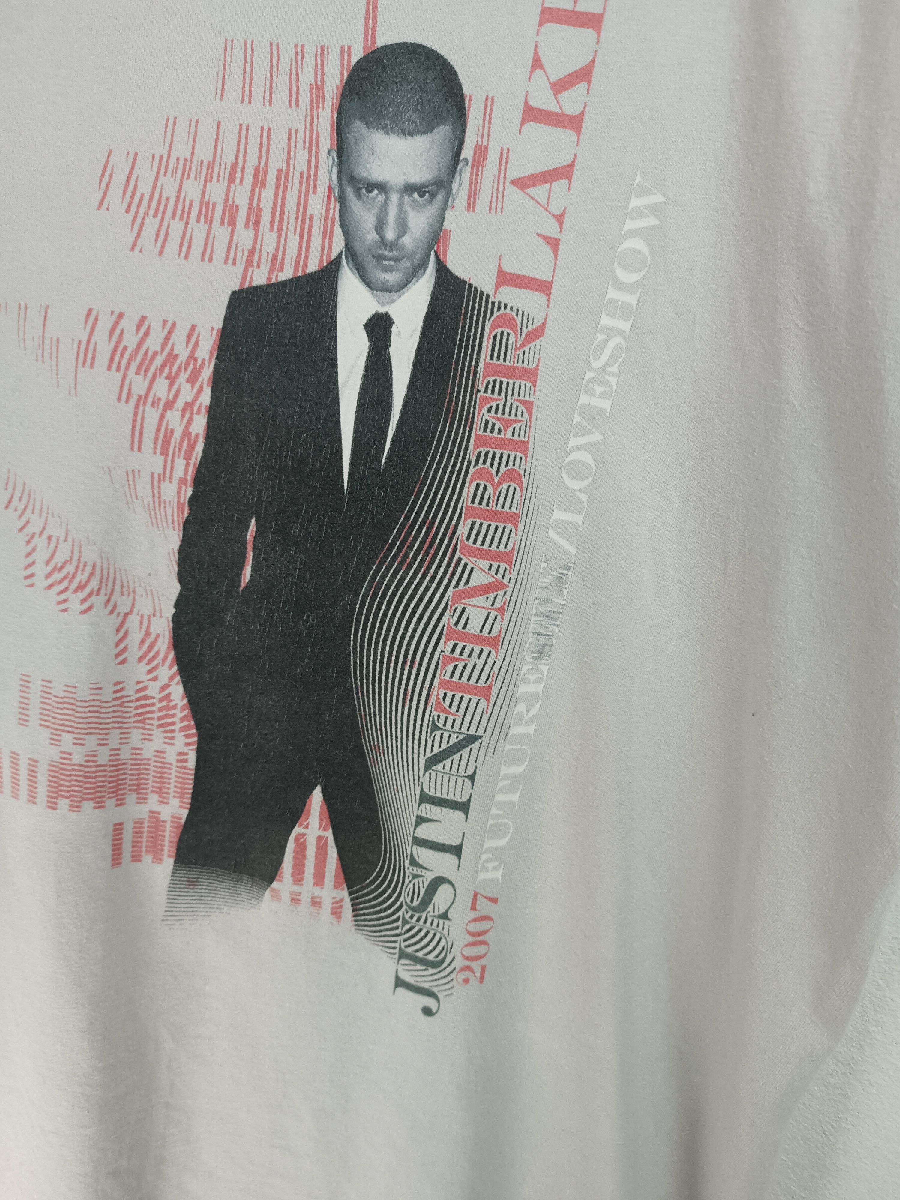 Band Tees VINTAGE '07 JUSTIN TIMBERLAKE FUTURESEX LOVESHOW VERY RARE Size US M / EU 48-50 / 2 - 8 Thumbnail