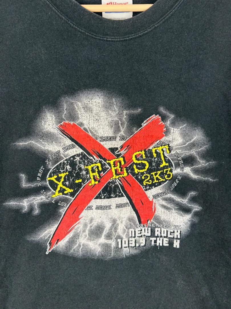 Band Tees Vintage X-Fest Music Festival T-Shirt Nu Metal / Rapcore Size US XL / EU 56 / 4 - 4 Thumbnail