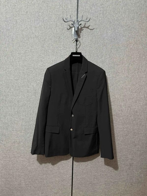Dior Dior Men's Black Wool Embroidered Jacket 0089 Size US S / EU 44-46 / 1 - 1 Thumbnail