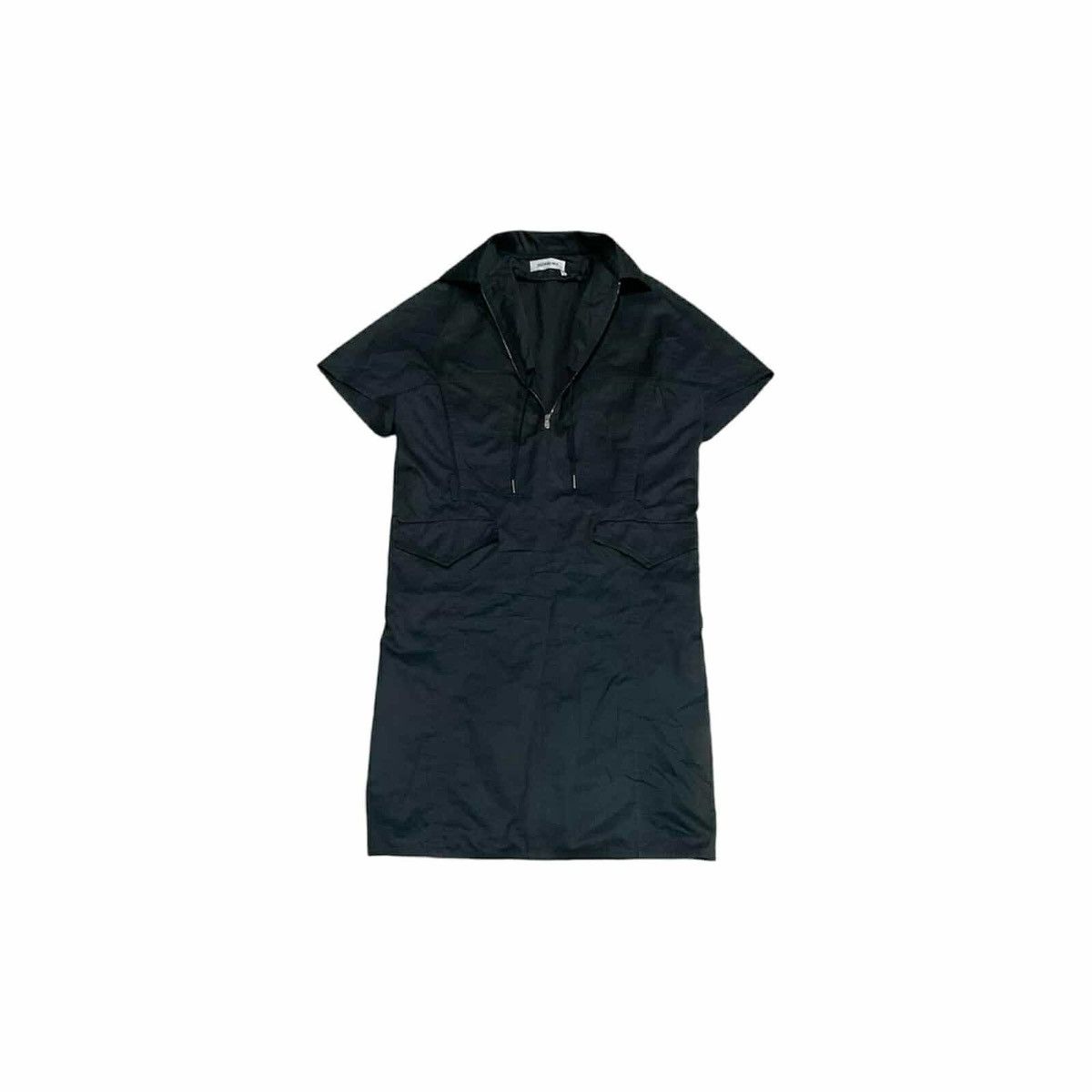 Designer × Yves Saint Laurent 🔥Rare Yves Saint Laurent Dress Open Breast Collared Zippered Size XS / US 0-2 / IT 36-38 - 3 Thumbnail