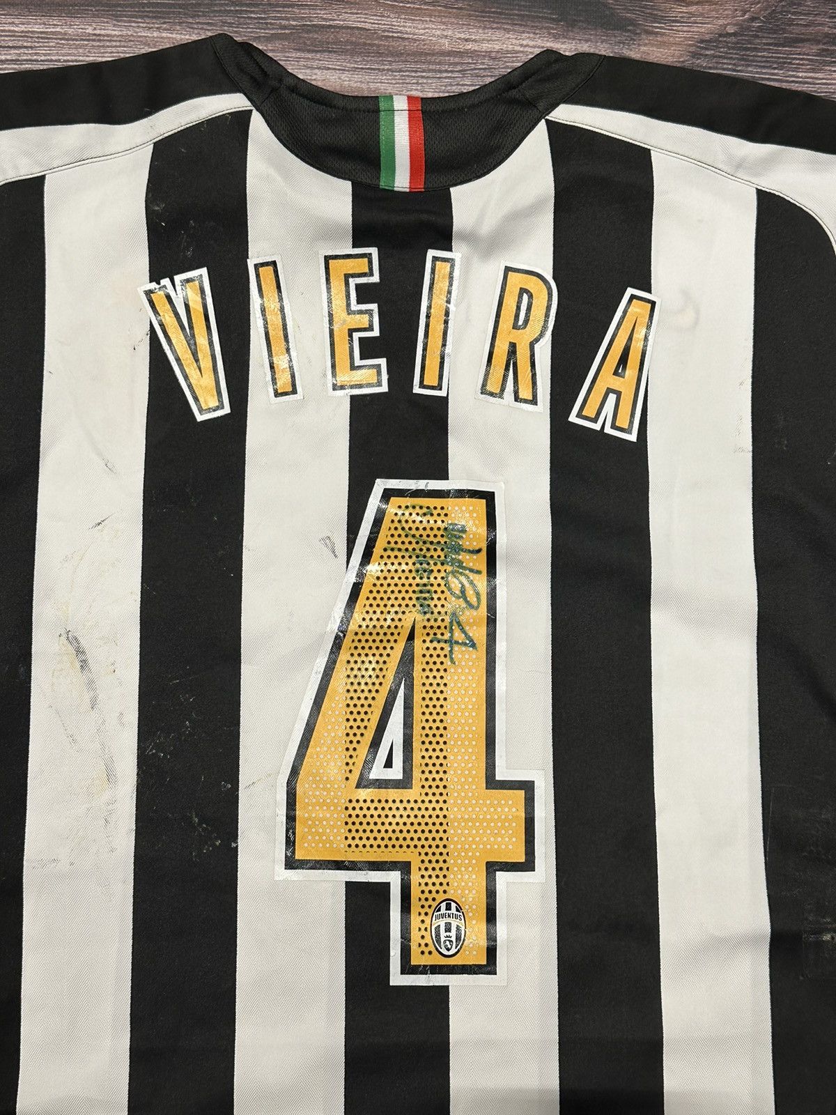 Nike × Vintage Vintage Soccer Jersey Juventus 2005-2006 Veira❗️ Size US L / EU 52-54 / 3 - 10 Thumbnail