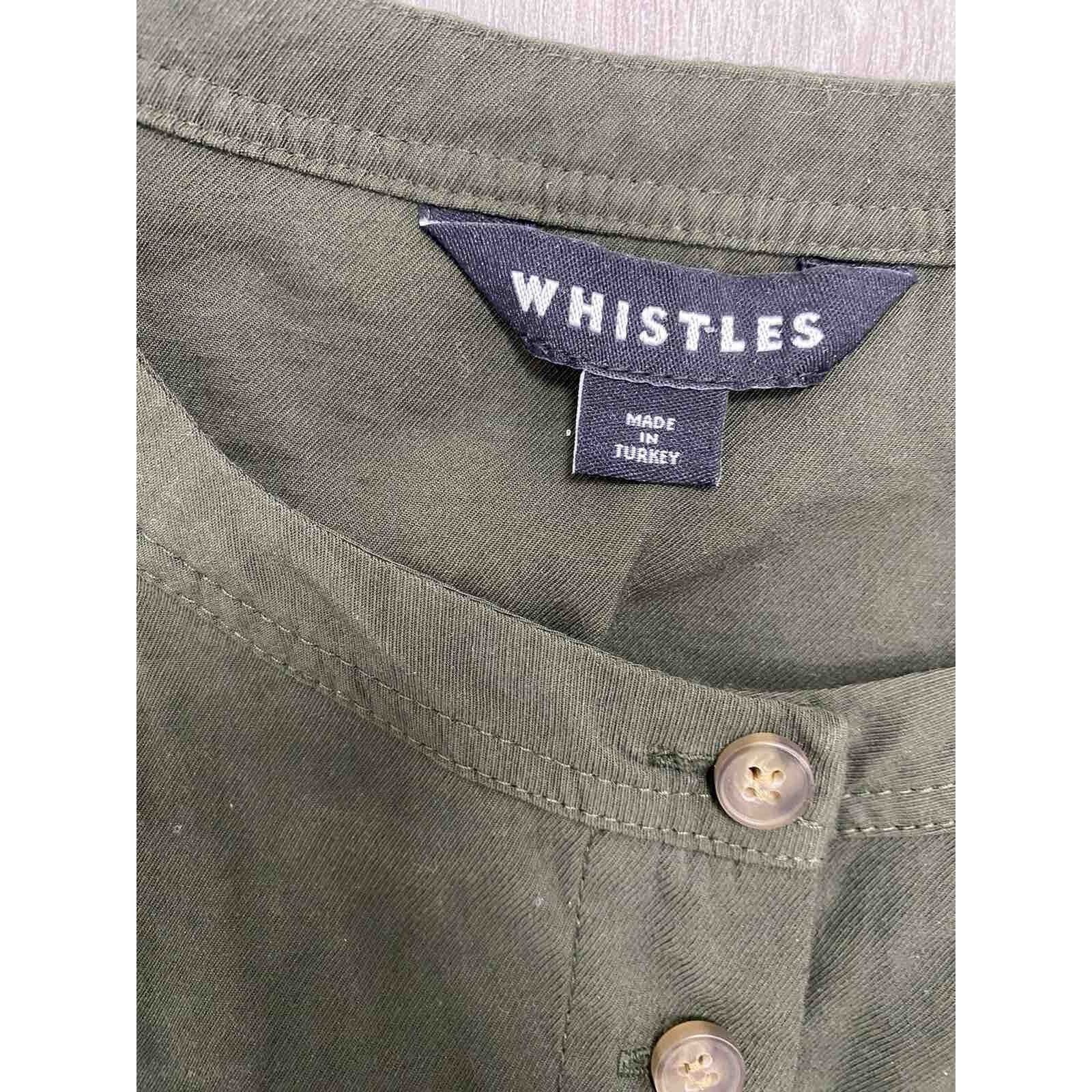 Whistles WHISTLES Women straight Jumpsuit Khaki Size 8 A000120 Size 30" / US 8 / IT 44 - 10 Thumbnail