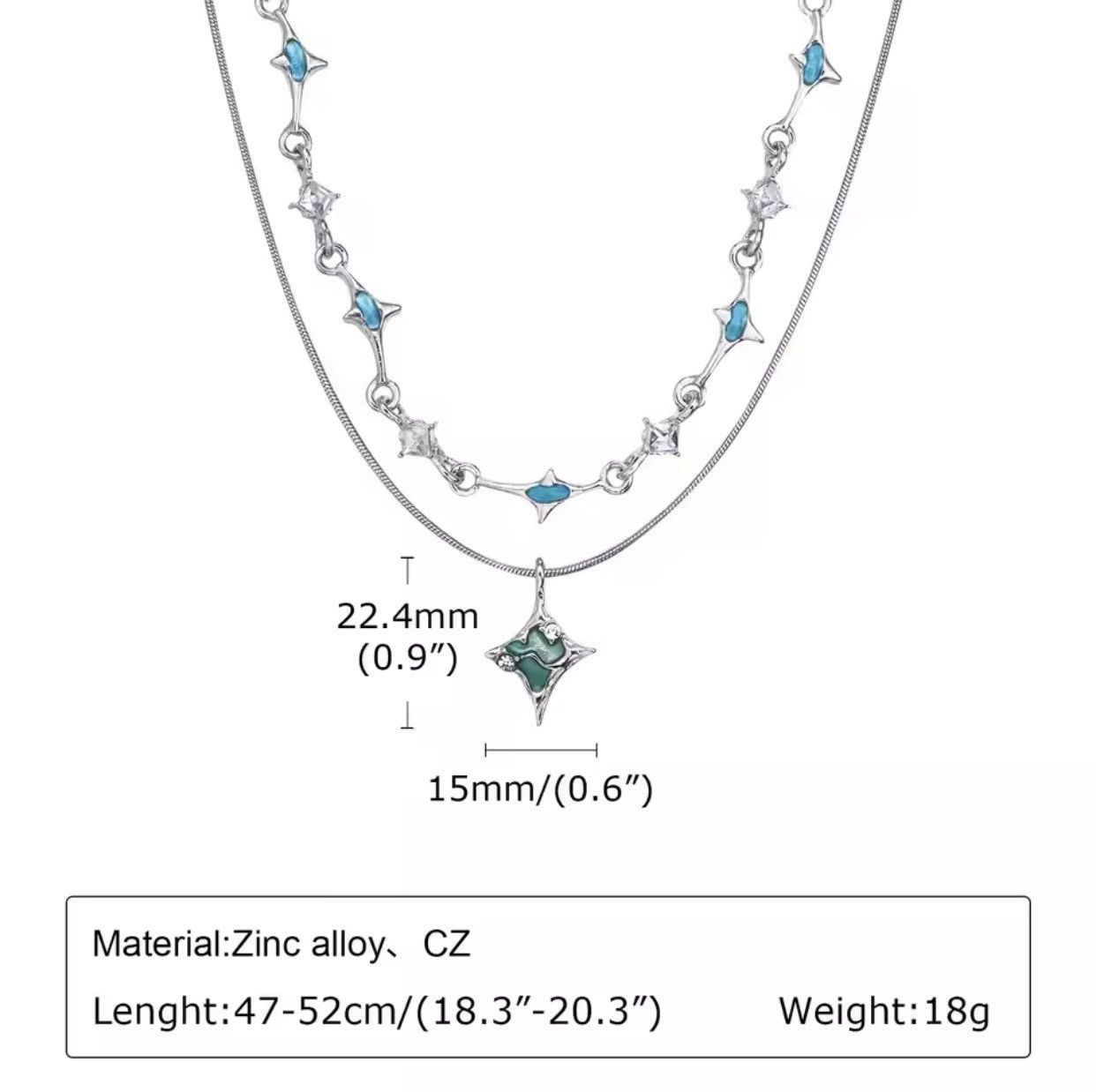 Jewelry Y2k Irregular Starlight Necklace Size ONE SIZE - 3 Thumbnail