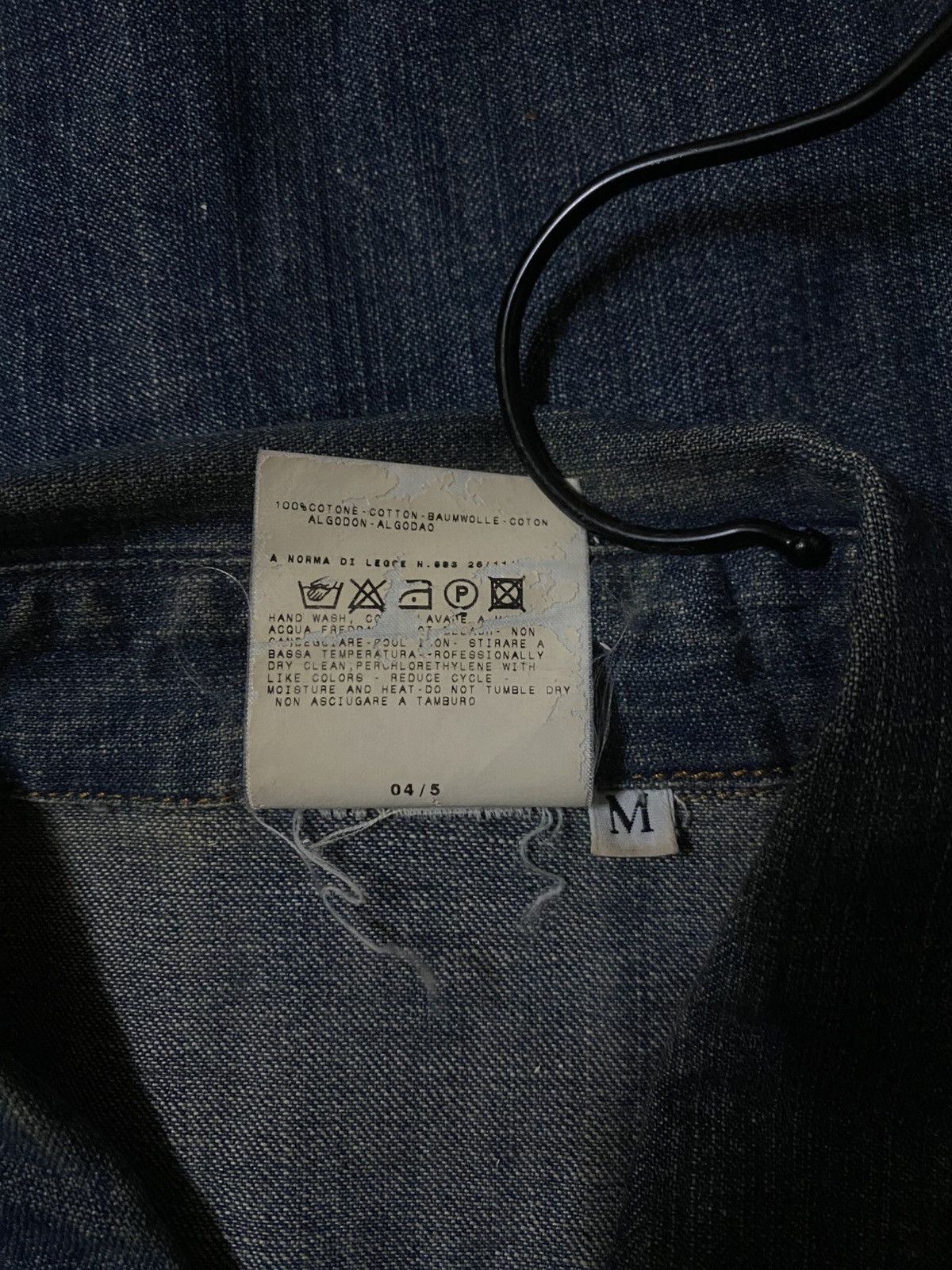 Dolce & Gabbana Dolce & Gabbana D&G Single Pocket Button Up Denim Shirt Size US M / EU 48-50 / 2 - 8 Thumbnail