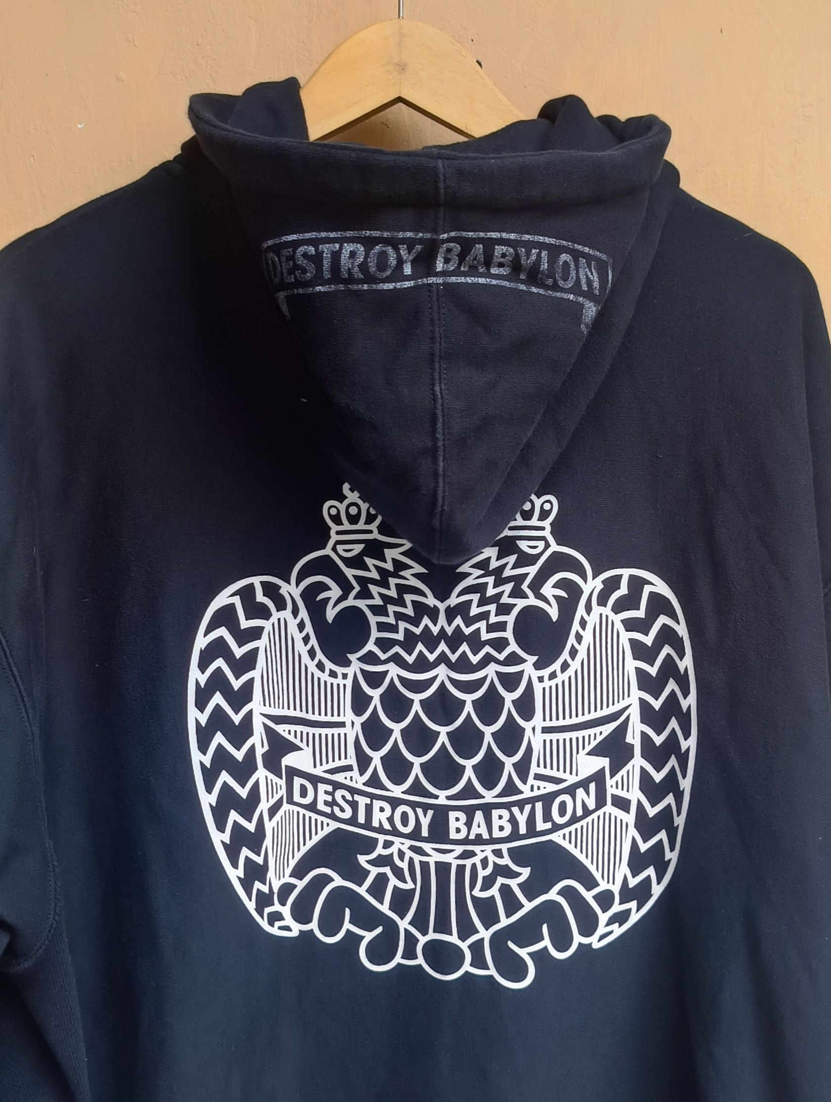 Vintage Hoodie destroy babylon vintage Size US XXL / EU 58 / 5 - 5 Thumbnail