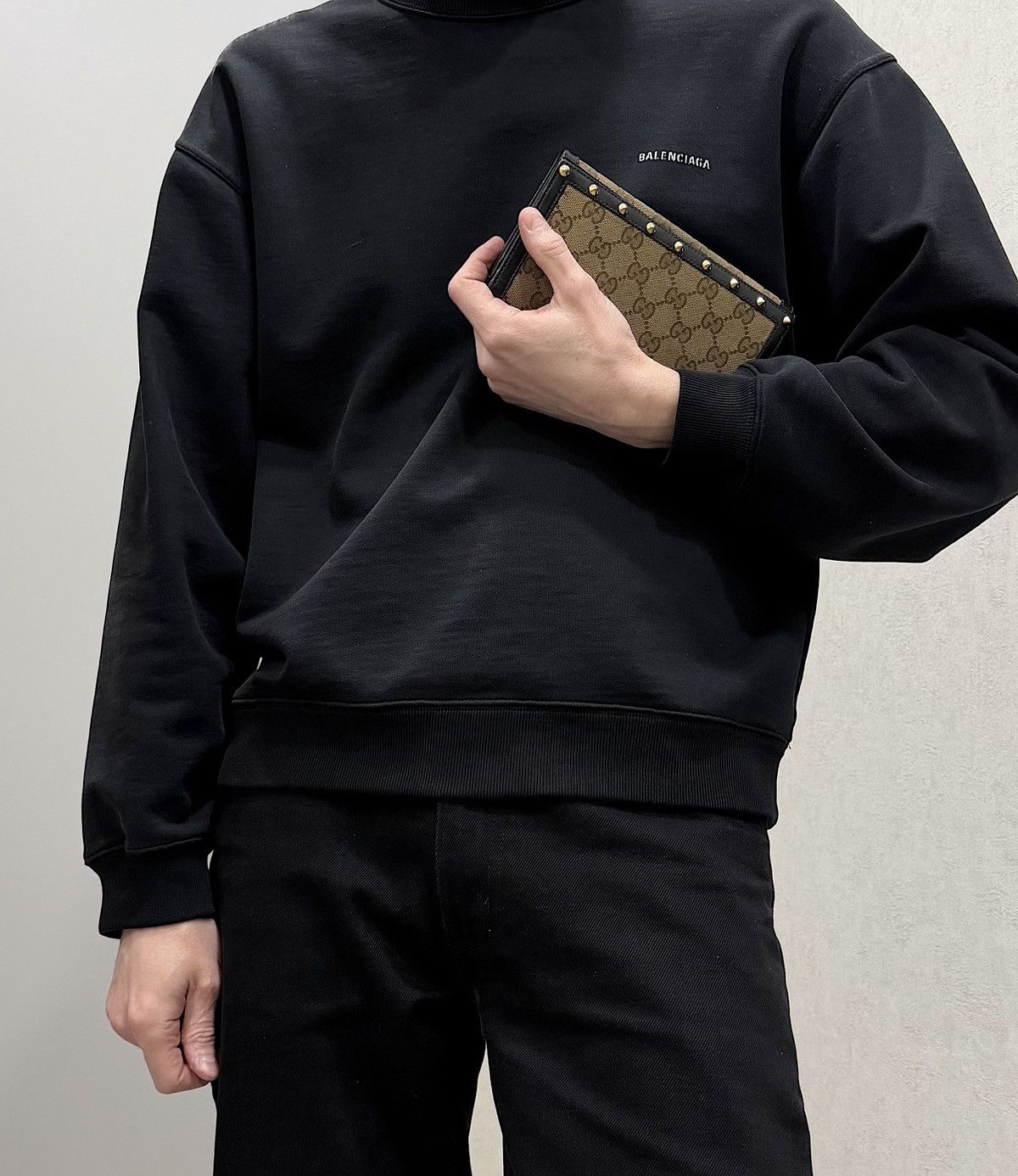 Gucci GUCCI Tom Ford FW 2003 Studded Monogram Flap Wallet demna gg Size ONE SIZE - 1 Thumbnail