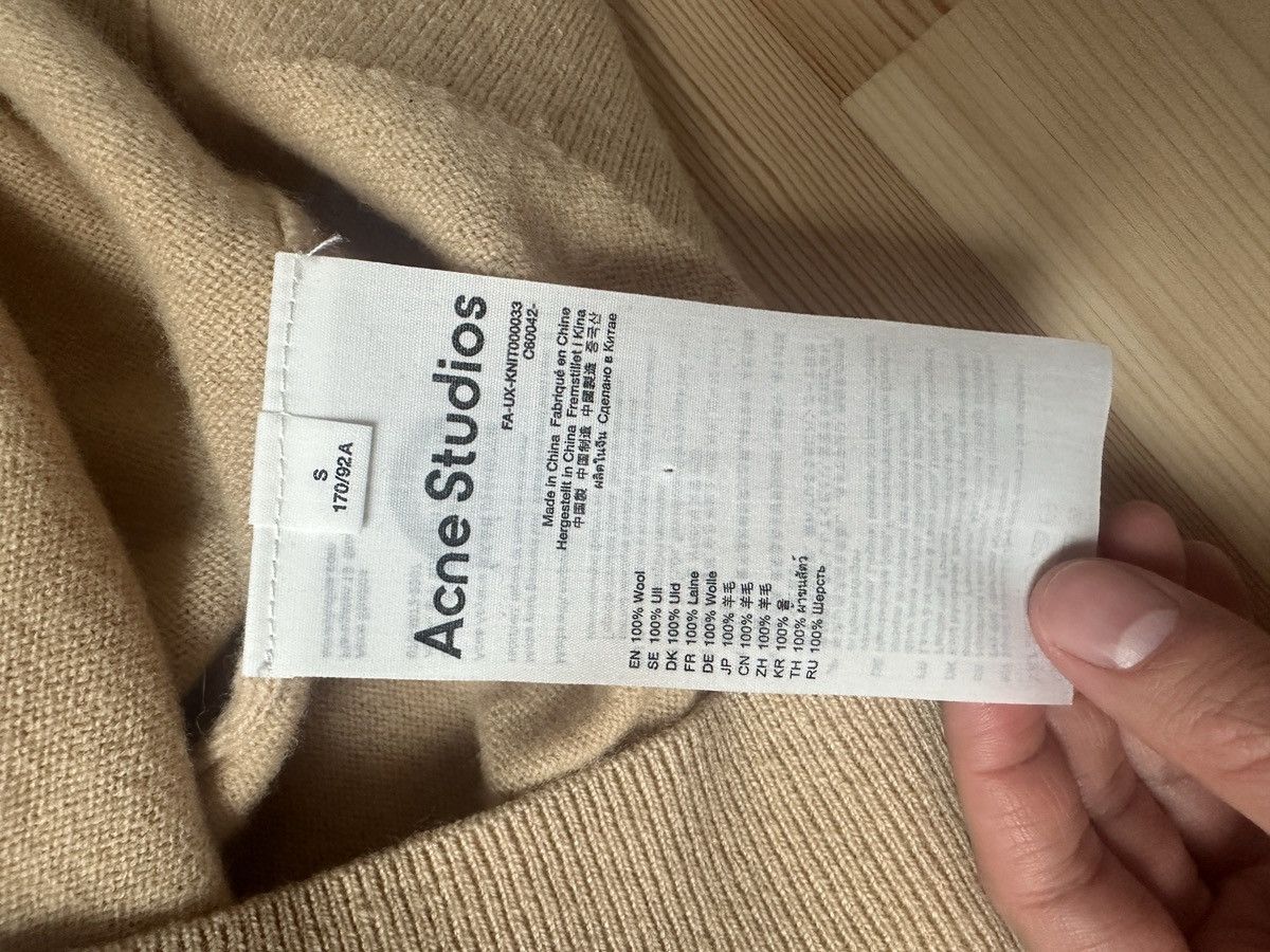 Acne Studios Acne studios Crew Neck Knit Jumper Biscuit Melange Size US S / EU 44-46 / 1 - 4 Thumbnail