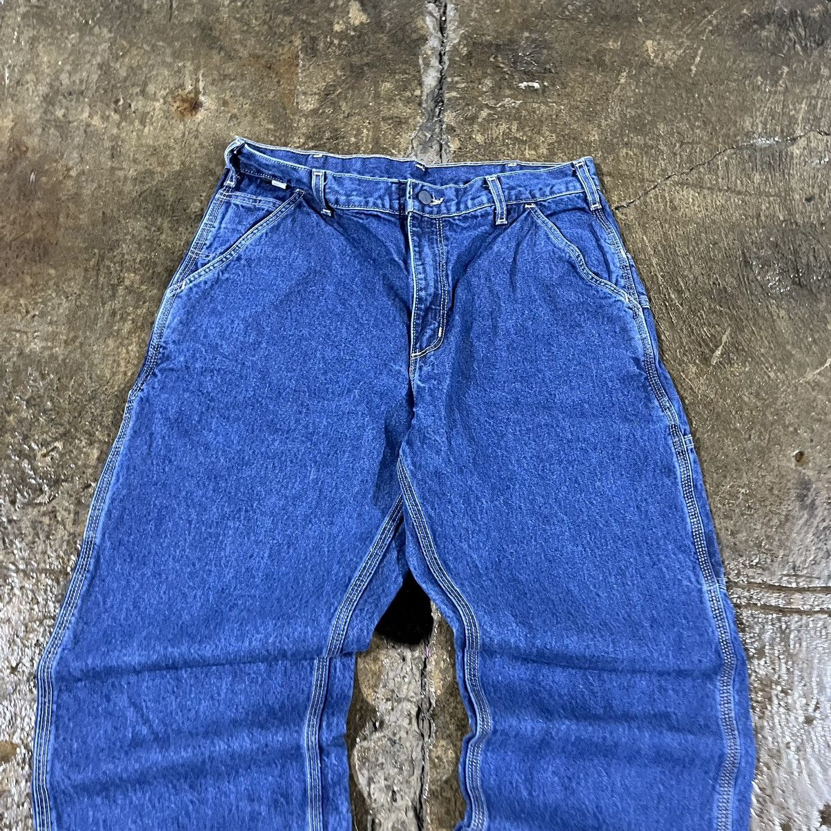 Carhartt × Vintage Crazy Vintage Carhartt Carpenter Jeans Baggy Workwear Skater Size US 33 - 7 Thumbnail