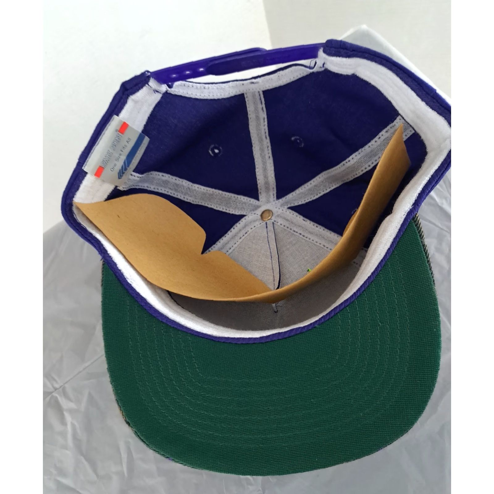 Vintage VINTAGE San Sun Blue Baseball Cap Hat One Size Adjustable Unisex Adults Cotton Canvas 80s Theme Brim Popular Casual Men Women Boys Girls Size ONE SIZE - 5 Thumbnail