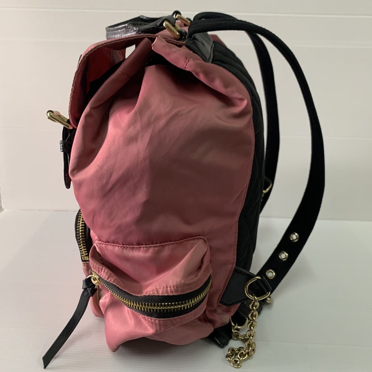 Burberry Burberry Canvas Nylon Pink Backpack Size ONE SIZE - 5 Thumbnail