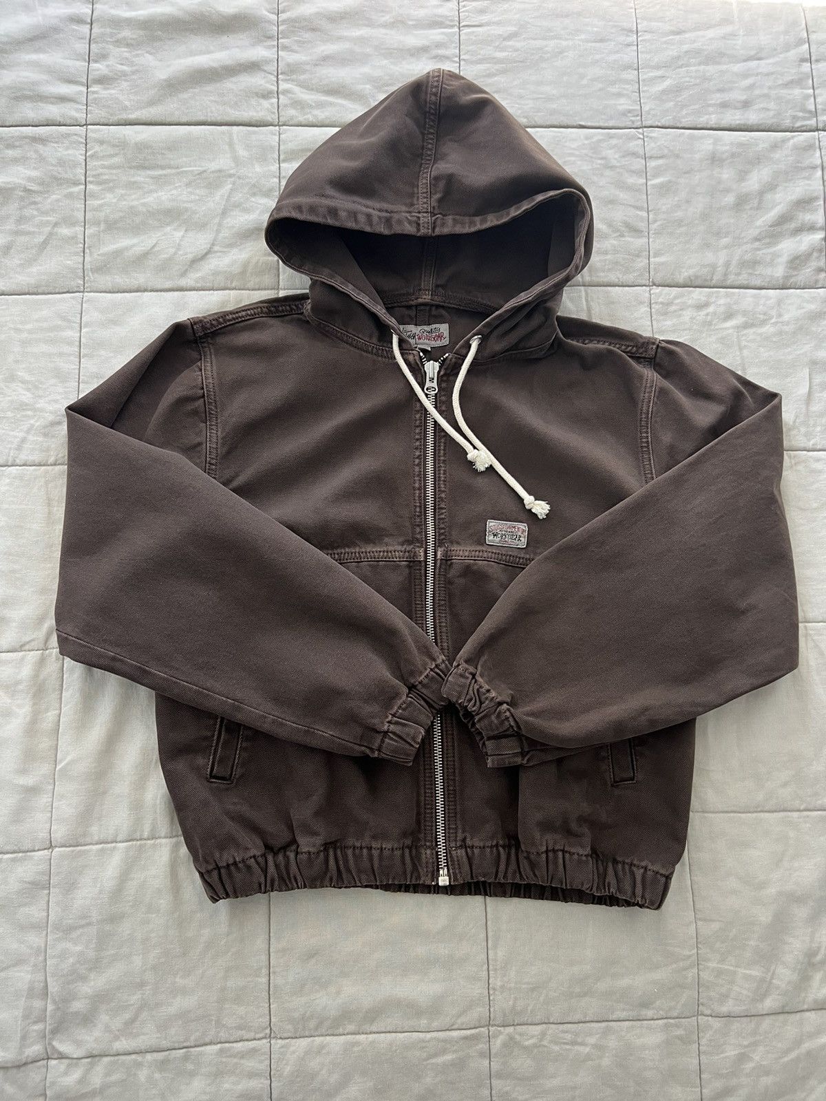 Stussy Stussy Canvas Unlined Work Jacket “Brown” Medium