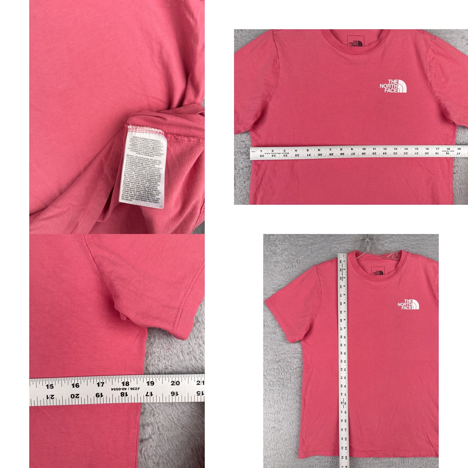 The North Face The North Face Shirt Women Medium Pink Crew Neck Short Sleeve 100% Cotton Logo Embroidered Casual Solid Womens Size M / US 6-8 / IT 42-44 - 8 Thumbnail