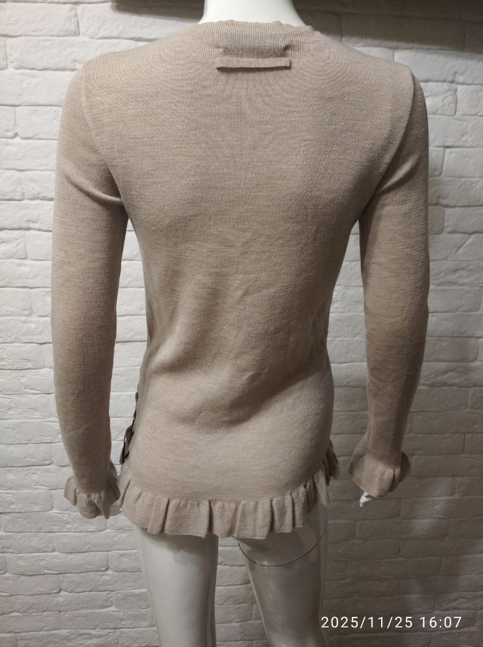 Jean Paul Gaultier Vintage Mesh Wool Sweater Blouse JPG Gaultier Size L / US 10 / IT 46 - 6 Thumbnail