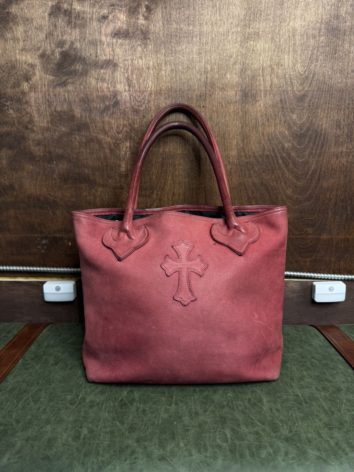 Chrome Hearts Chrome Hearts Cross Leather Tote Bag Size ONE SIZE - 1 Thumbnail