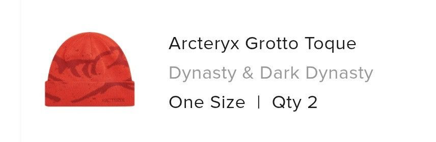 Arc'teryx GROTTO TOQUE *DYNASTY/DARK DYNASTY* HAT Size ONE SIZE - 3 Thumbnail