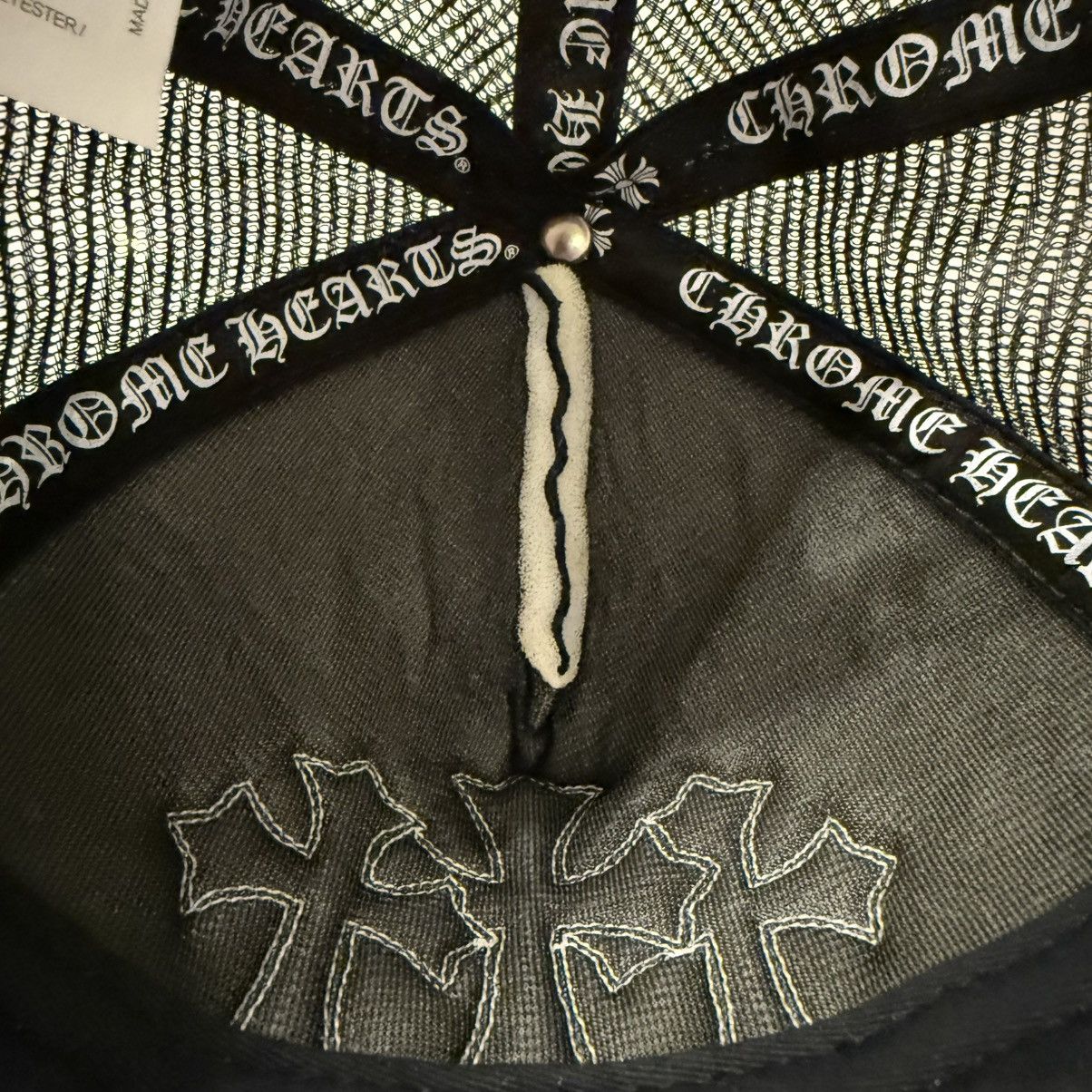 Chrome Hearts Chrome Hearts Triple Cross Cemetary Hat Black Size ONE SIZE - 11 Thumbnail