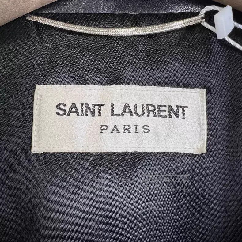 Saint Laurent Paris Saint Laurent Paris Classic Biker Lamb Leather Jacket Size XS / US 0-2 / IT 36-38 - 4 Thumbnail