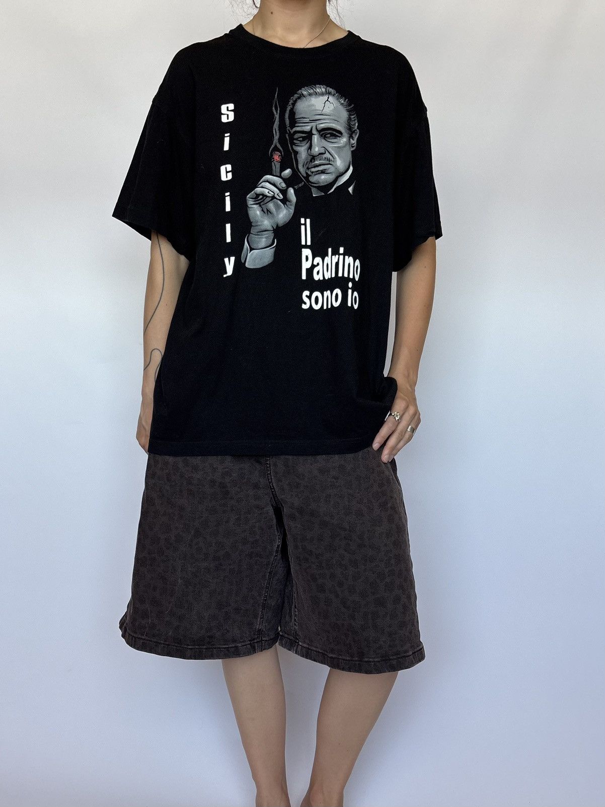 Grailed × Vintage The Godfather Sicily Il Padrino vintage t shirt tee rare Size US L / EU 52-54 / 3 - 1 Thumbnail