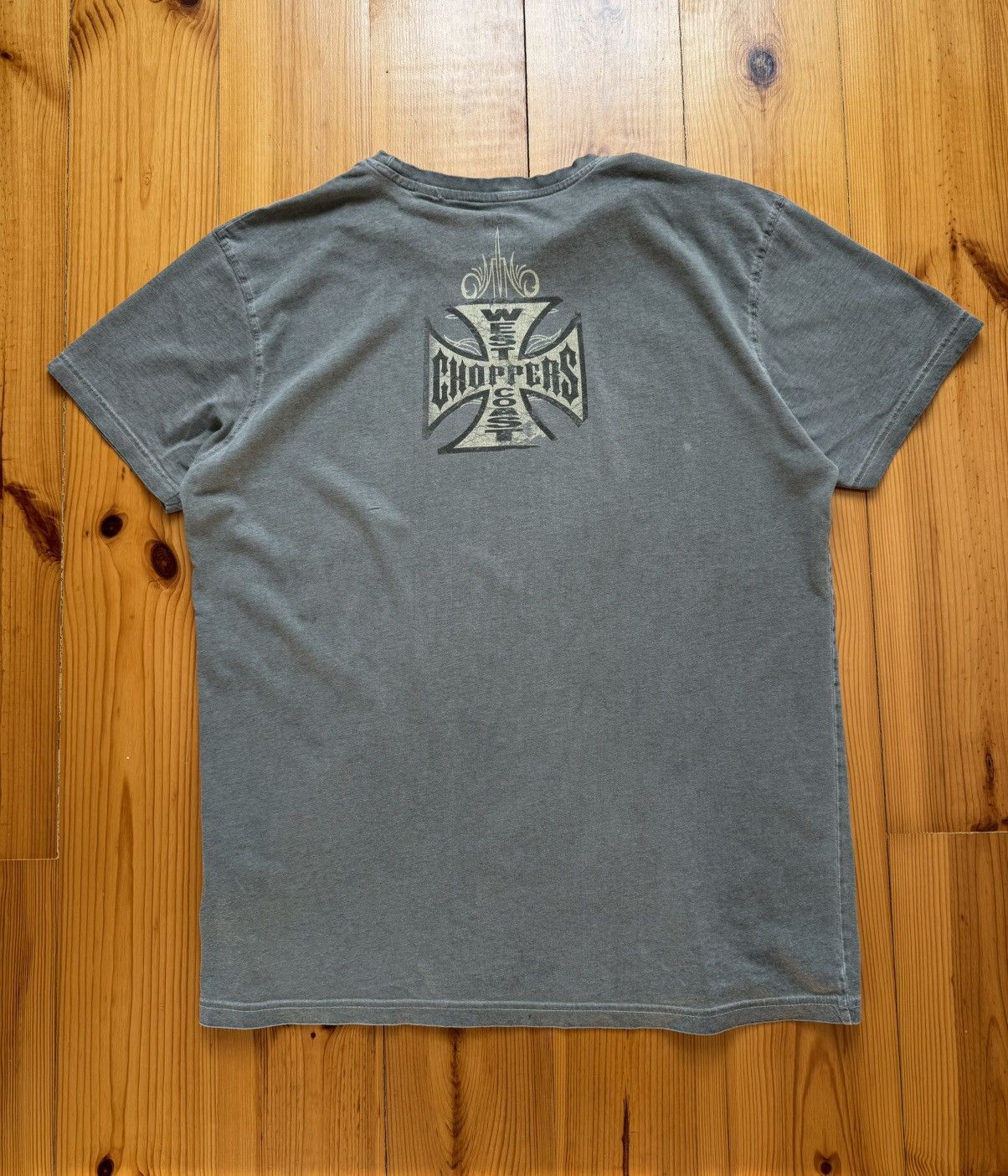 West Coast Choppers WCC West Coast Choppers Vintage Logo Grey T-Shirt Size L Size US L / EU 52-54 / 3 - 9 Thumbnail
