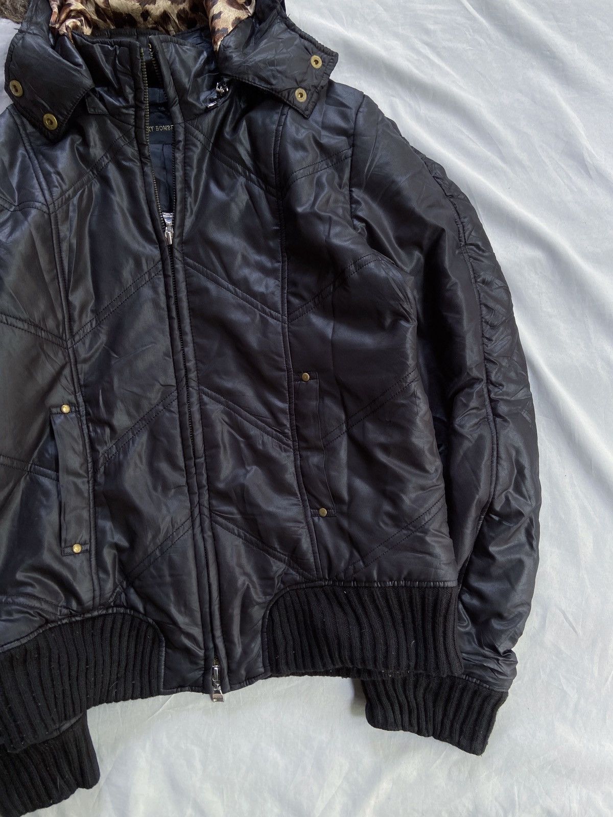 Beauty Beast SKY BOMBER BLACK FAUX FUR JACKET Size US S / EU 44-46 / 1 - 3 Thumbnail
