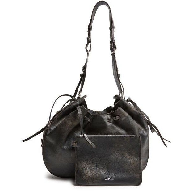 Isabel Marant Isabel Marant Bolton Hobo Vintage Brown Grained Leather Shou Size ONE SIZE - 3 Thumbnail
