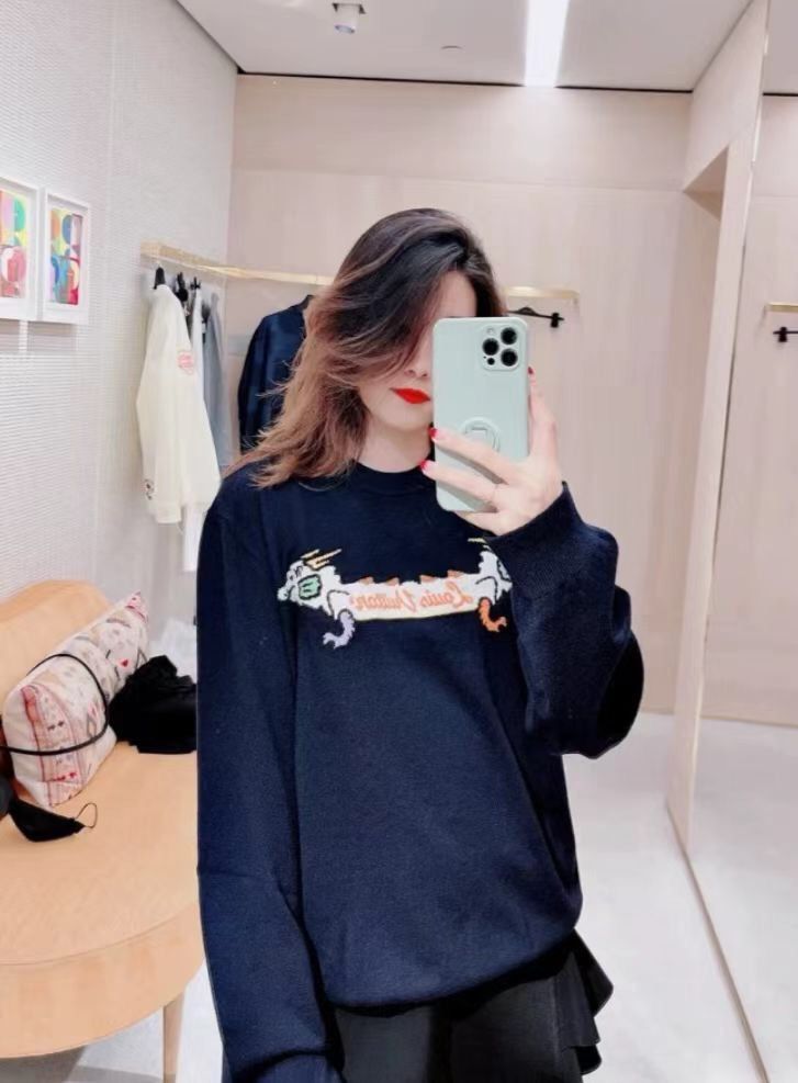 Louis Vuitton Louis Vuitton X Nigo co branded navy Loong Bo 2412-Nextarrow Size L / US 10 / IT 46 - 7 Thumbnail