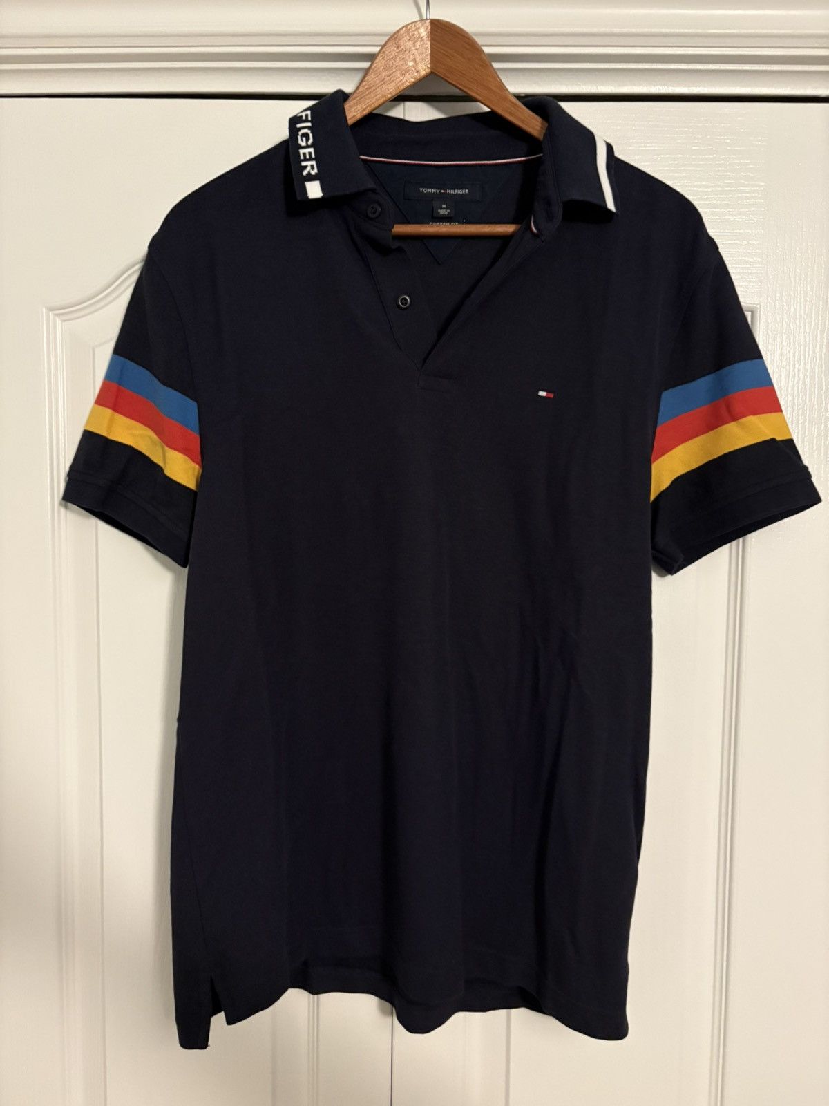Tommy Hilfiger Tommy Hilfiger multicoloured sleeve golf shirt Size US M / EU 48-50 / 2 - 1 Thumbnail