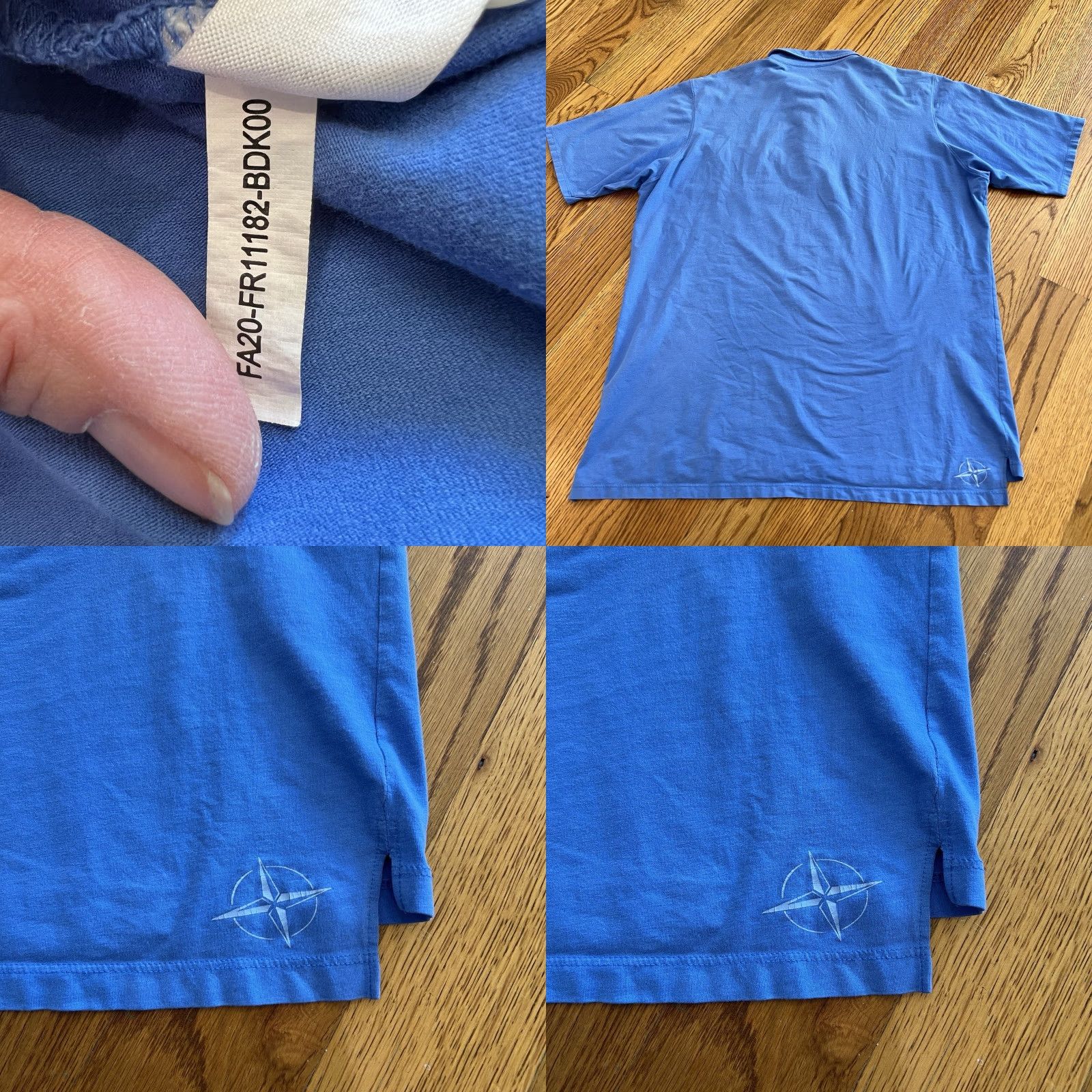 Vintage B. Draddy Mens Polo Shirt Blue Preppy Short Sleeve XL Regular Embroidered Logo Pima Cotton Golf Shirt Men’s Size US XL / EU 56 / 4 - 8 Thumbnail