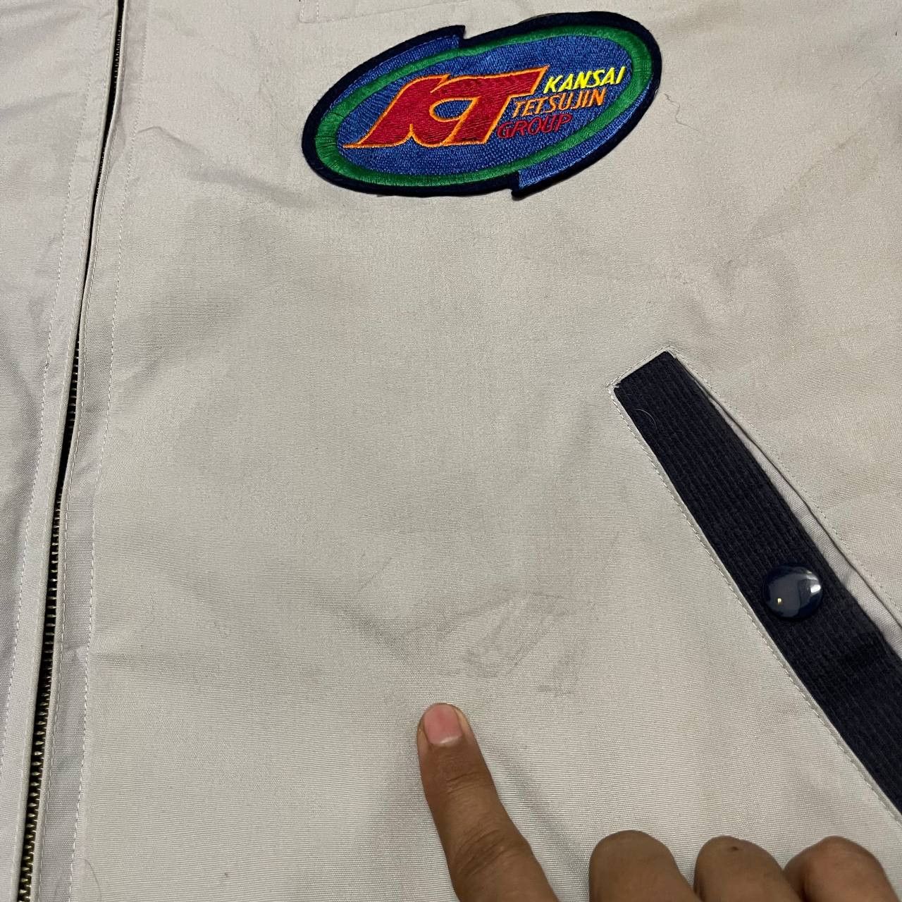Kansai Yamamoto Vintage Kansai Yamamoto Tetsujin Group Bomber Jacket Size US XL / EU 56 / 4 - 6 Thumbnail