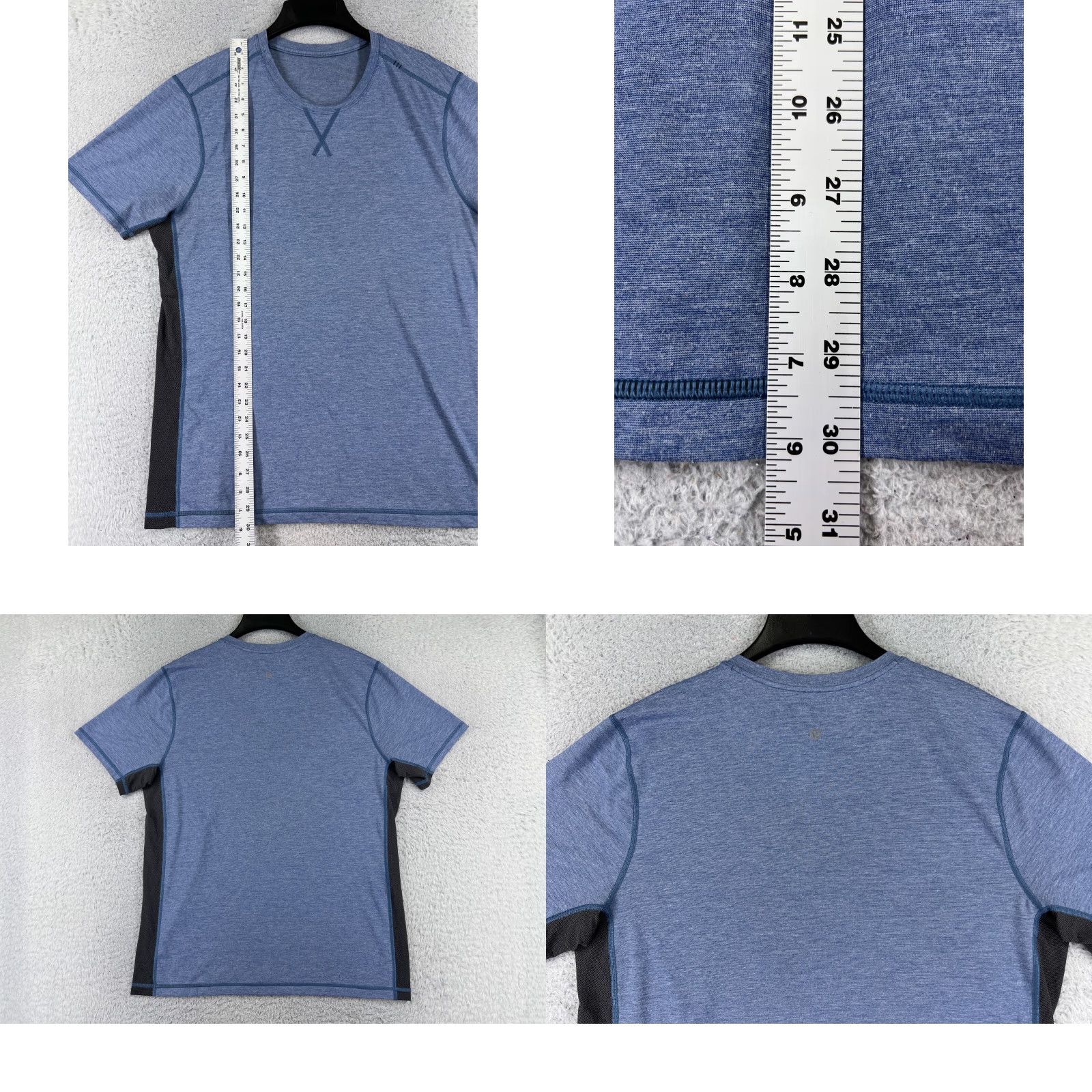 Lululemon Lululemon Shirt Adult XL Blue Gray T.H.E Crew Training Silverscent Men’s T-Shirt Size US XL / EU 56 / 4 - 8 Thumbnail