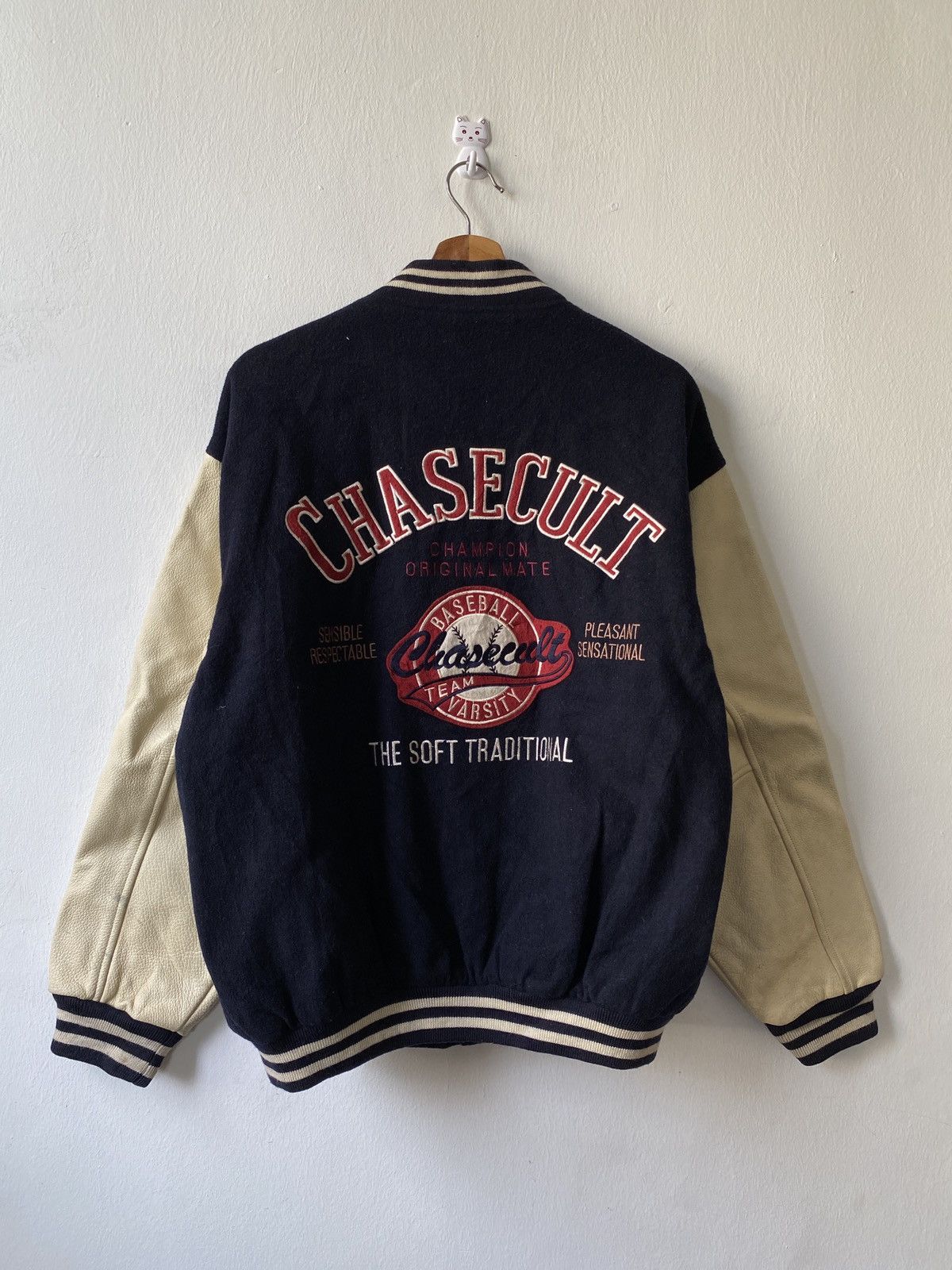 Vintage Baseball Chasecult Team Varsity Jacket