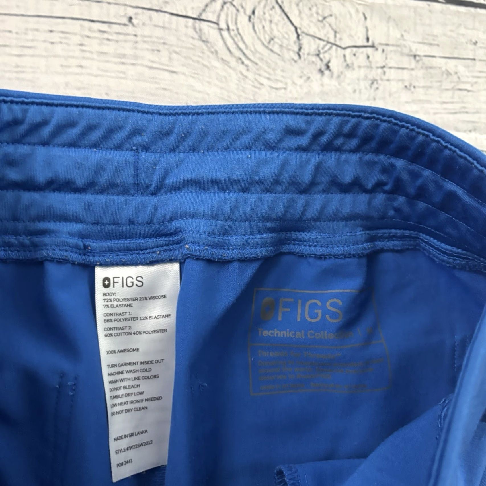 Vintage FIGS High Waisted Zamora Scrub Joggers Women's Medium Blue Joggers Womens Medium Blue FIGS Zamora High Waisted Scrub Joggers Mens? Size 32" / US 10 / IT 46 - 4 Thumbnail