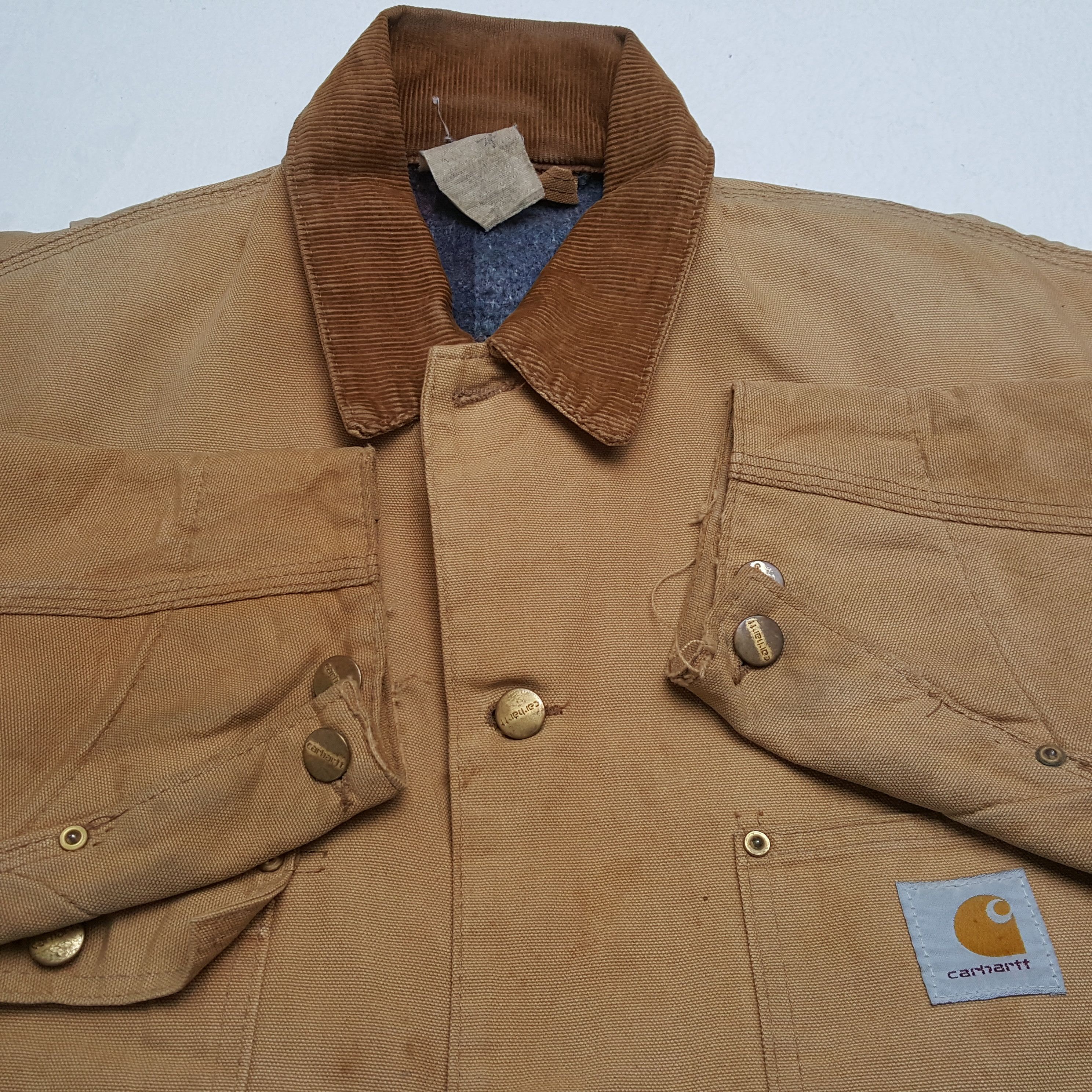 Carhartt × Vintage Vintage CARHARTT American Work Wear Style Jacket Size US L / EU 52-54 / 3 - 8 Thumbnail