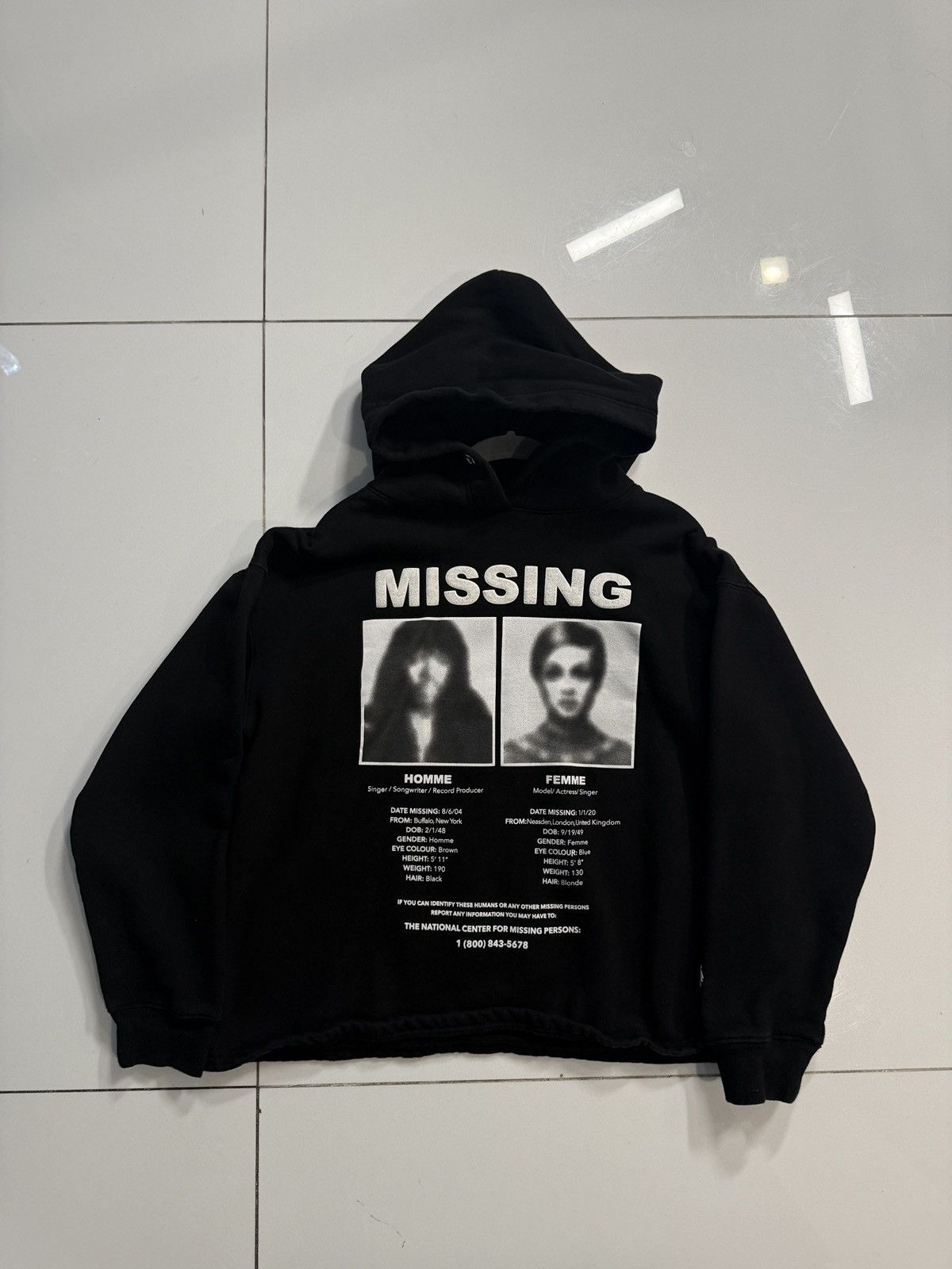 Homme + Femme La Homme + Femme Cropped Hoodie Size US M / EU 48-50 / 2 - 1 Thumbnail