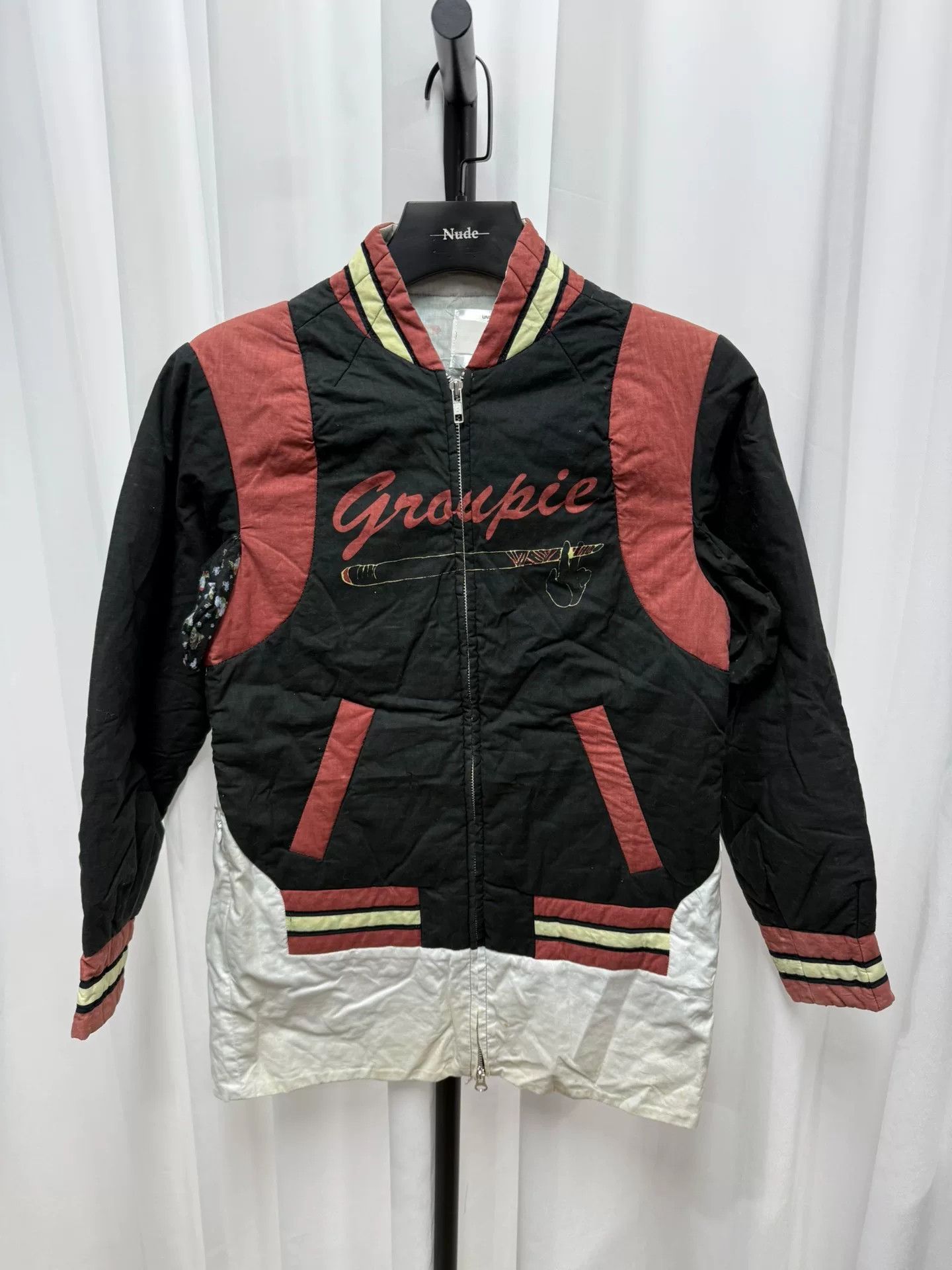 Comme des Garcons Homme undercover bomber jacket with red accents Size US S / EU 44-46 / 1 - 1 Thumbnail