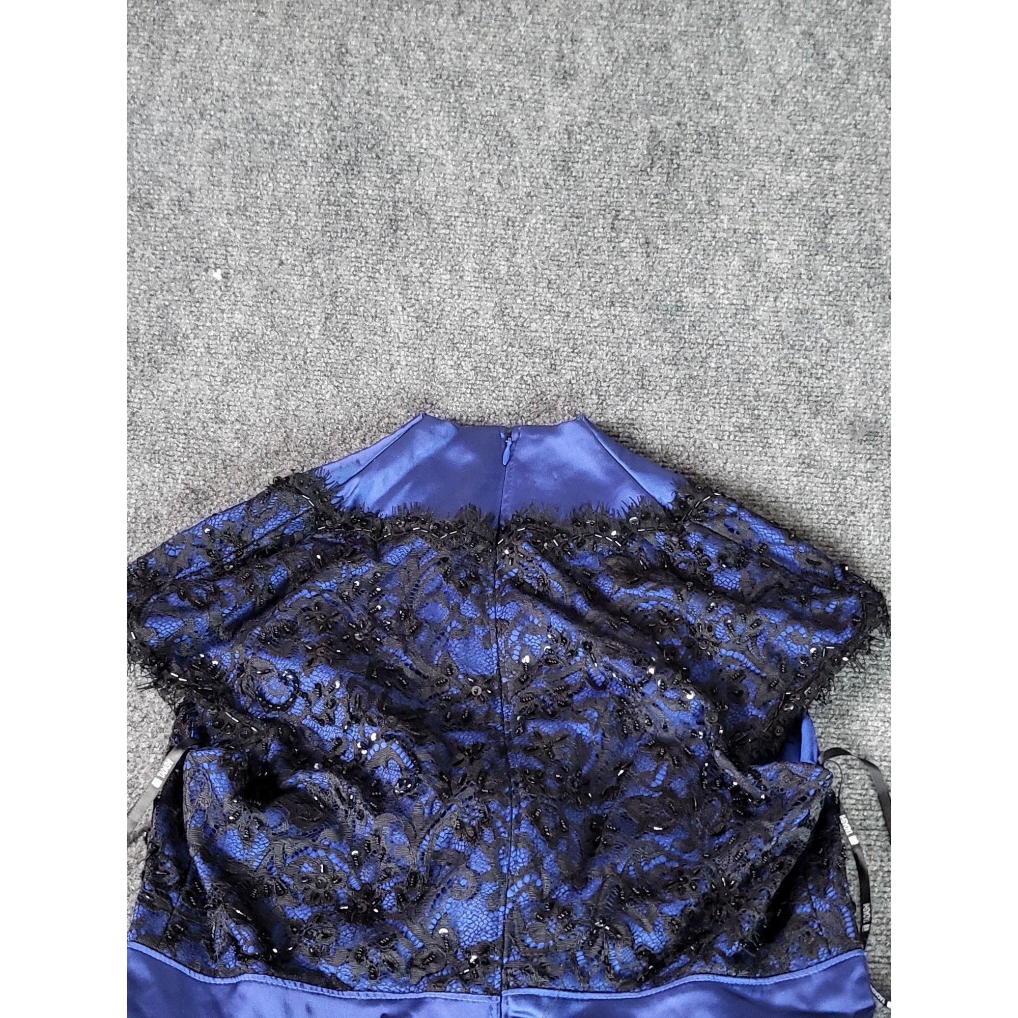Tadashi Shoji Vintage Tadashi Shoji Lace Shift Dress Women Sz 12 Blue Blac Size XL / US 12-14 / IT 48-50 - 10 Thumbnail