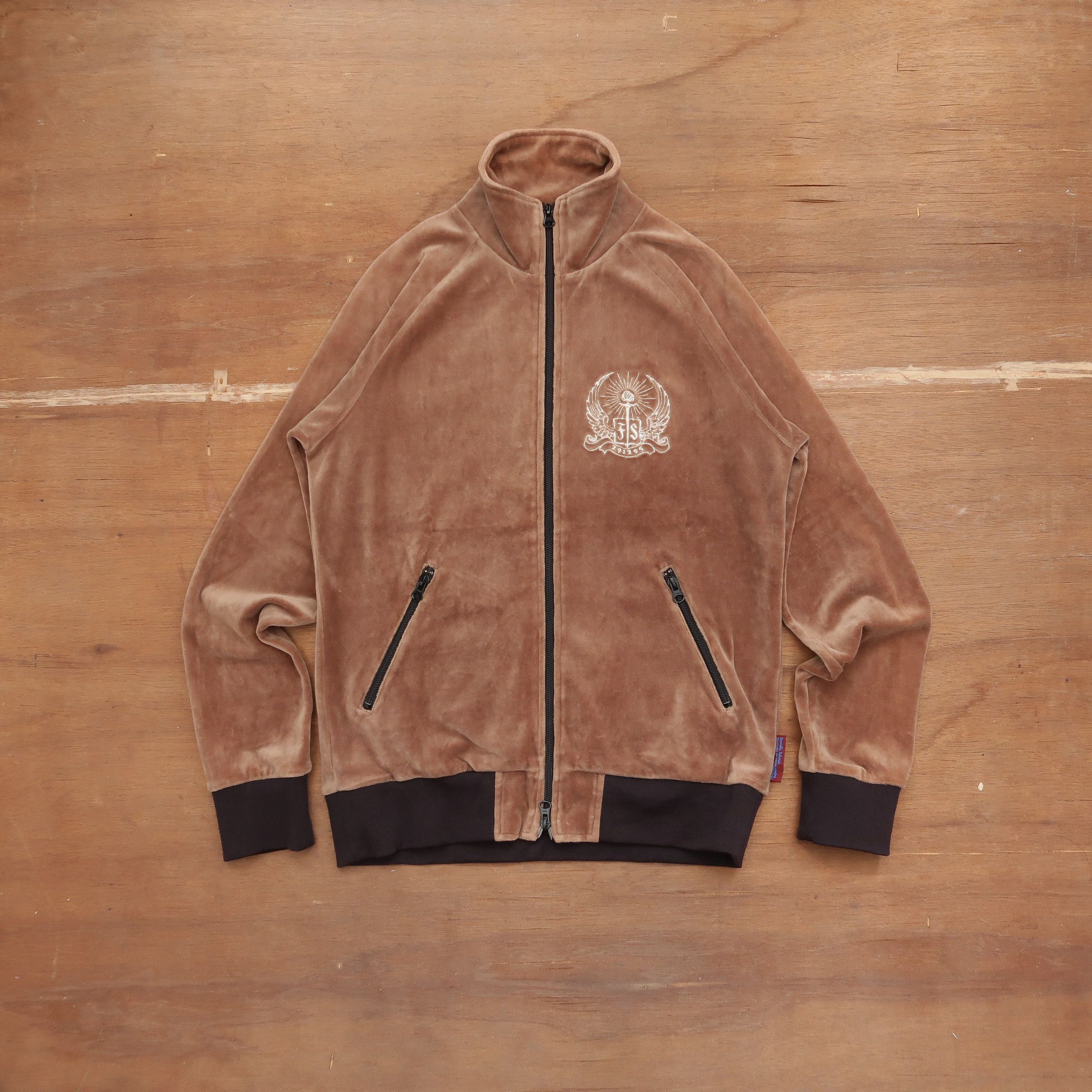 20471120  Japanese Brand Limited 90s 291295 Homme Brown Green Velvet ...