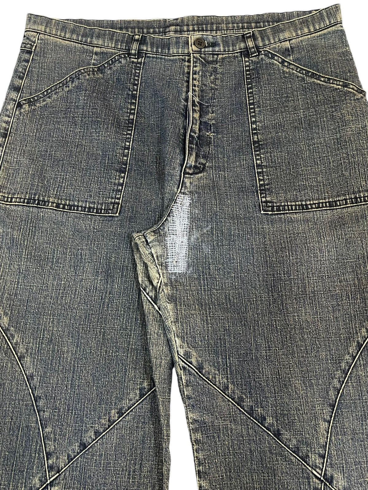 Issey Miyake Vintage Japanese Brand Avant Garde Style Baggy Jeans Size US 32 / EU 48 - 4 Thumbnail