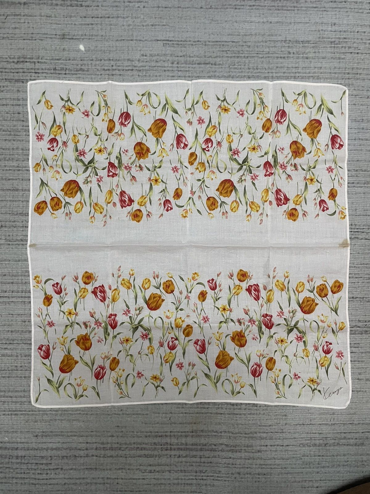 Kenzo Vintage Kenzo handkerchief bandana pocket square Size ONE SIZE - 1 Thumbnail