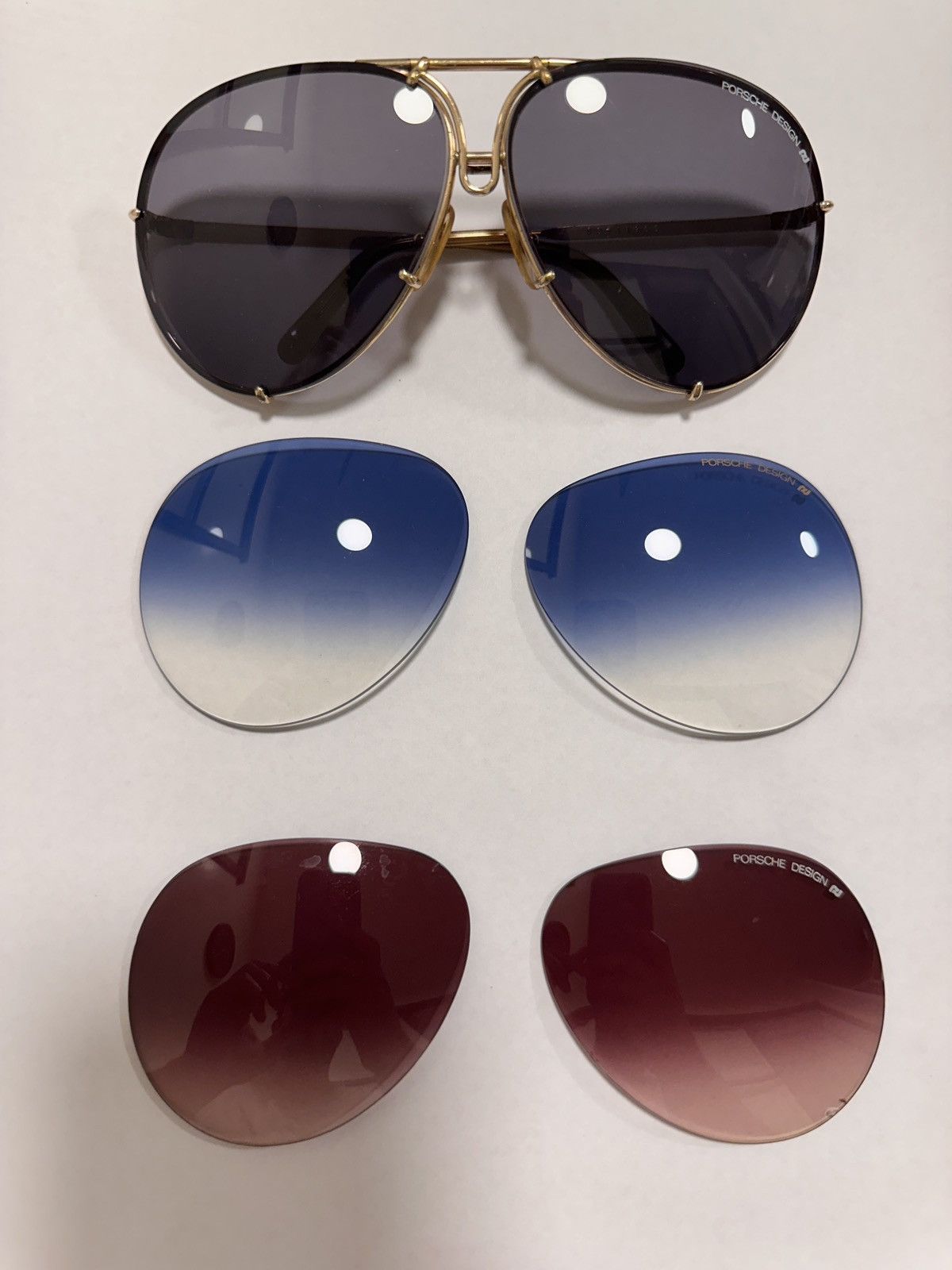 Porsche Design Porsche Design by Carrera Aviator Sunglasses + Extra Lenses Size ONE SIZE - 4 Thumbnail