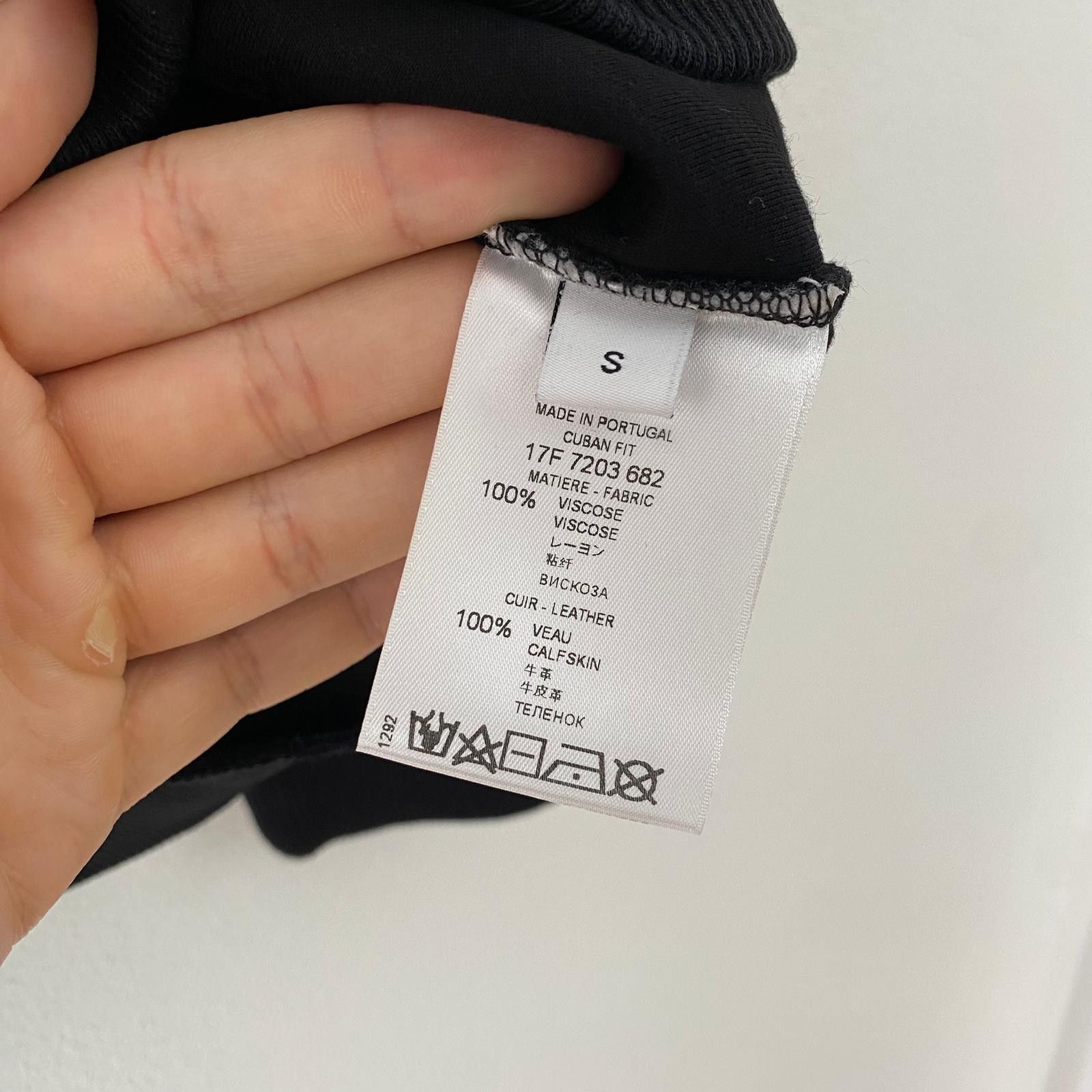 Givenchy Black Logo Leather Patch Neoprene Sweatshirt Size US S / EU 44-46 / 1 - 3 Thumbnail