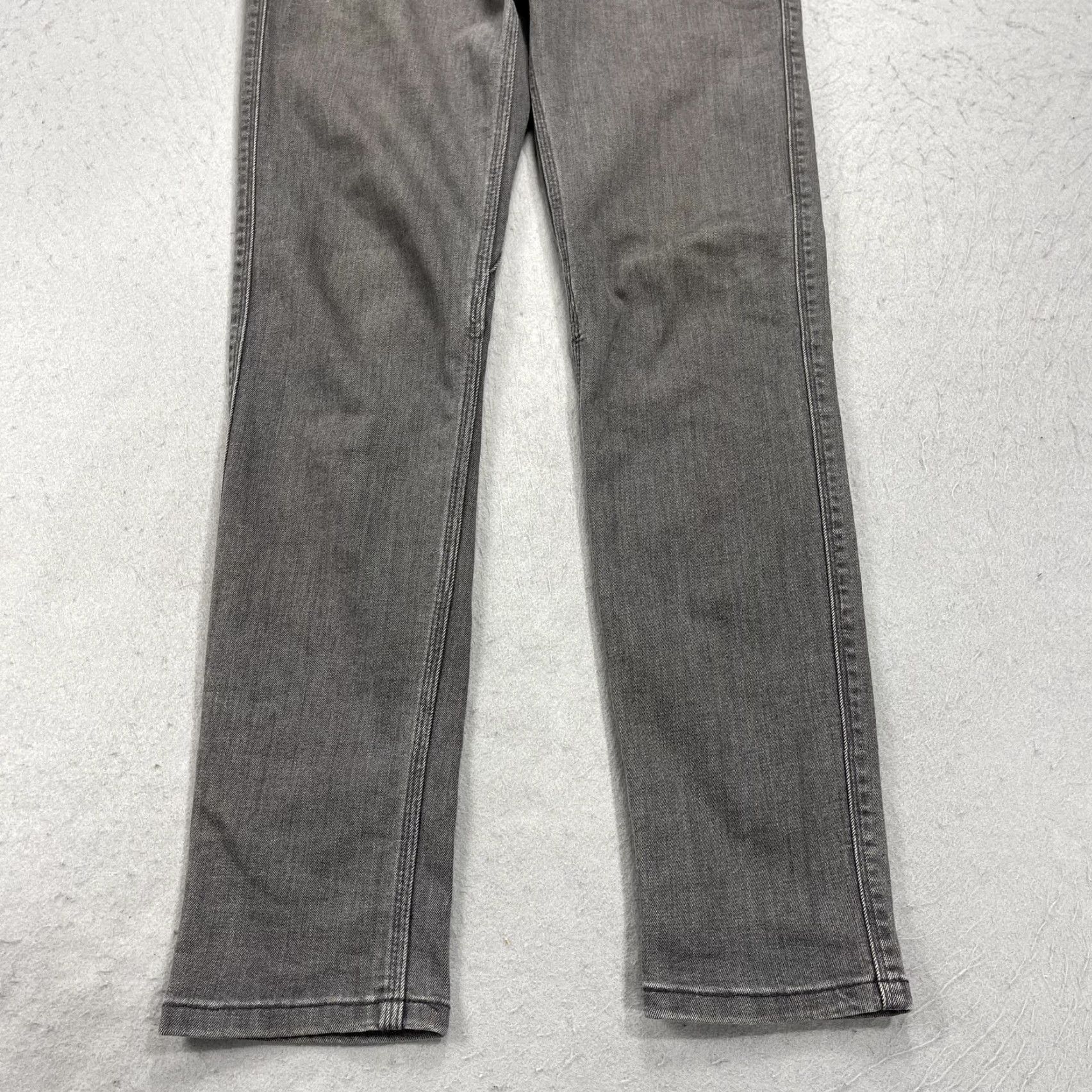 Denime DU/ER L2X Slim Jeans Mens 28x30 Gray Moisture Wicking Stretch Denim Quick Dry Anti-Microbial Pockets Straight Casual Size US 28 / EU 44 - 3 Thumbnail