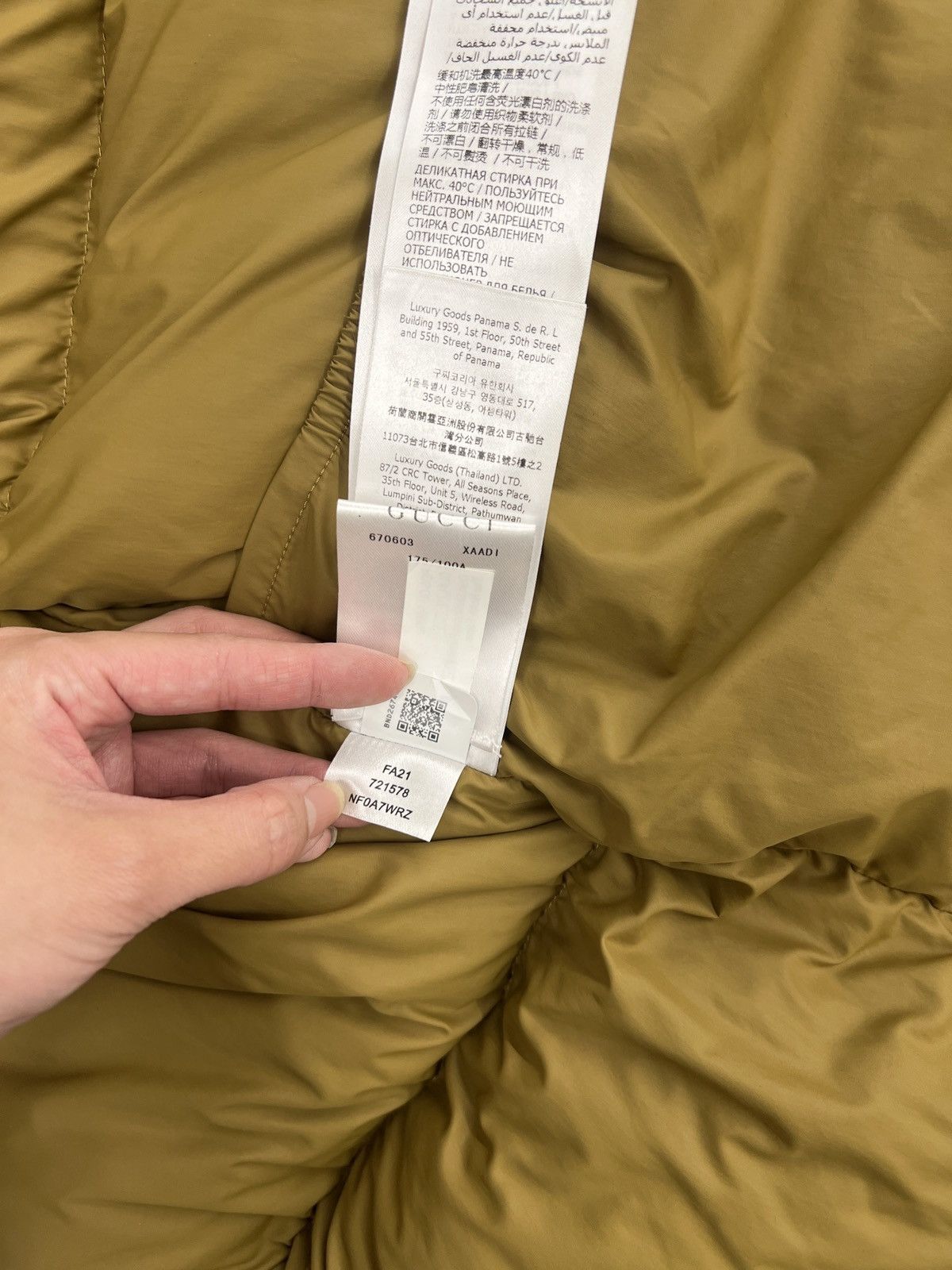 Gucci × The North Face GUCCI THE NORTH FACE Print Down Quilt Puffer Parka Jacket Size US L / EU 52-54 / 3 - 9 Thumbnail