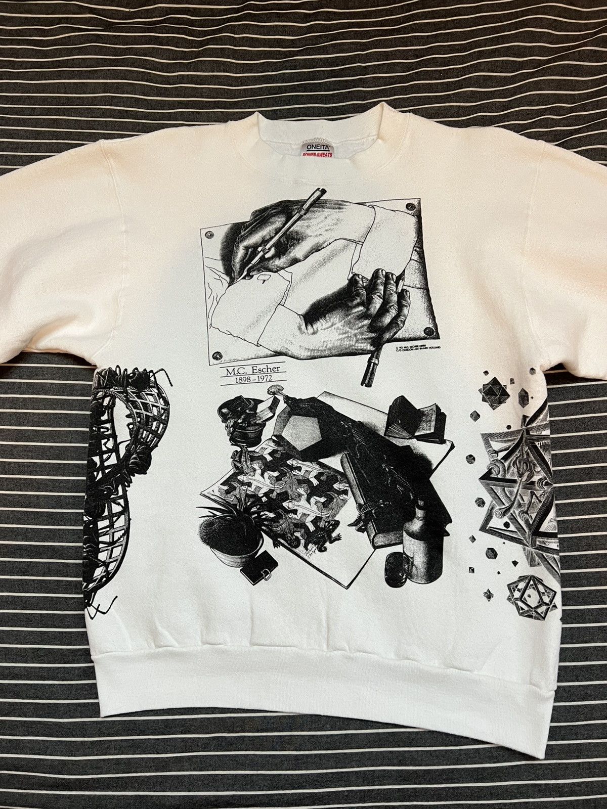 Designer × Vintage Vintage M.C. Escher Crewneck Sweatshirt (1990) Size US S / EU 44-46 / 1 - 1 Thumbnail