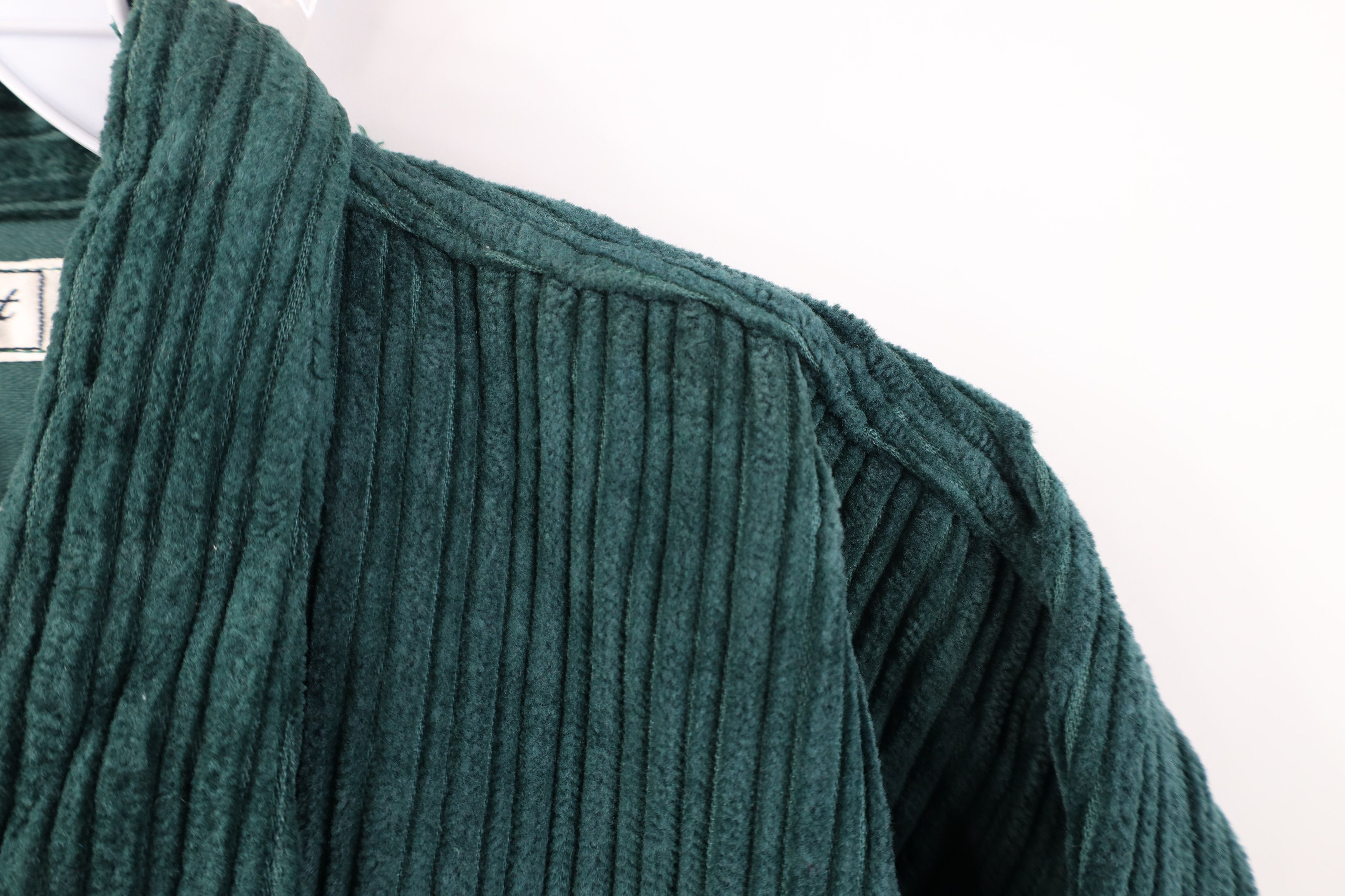 Vintage Deadstock Vintage 90s Streetwear Collared Button Shirt Green Size US XL / EU 56 / 4 - 10 Thumbnail