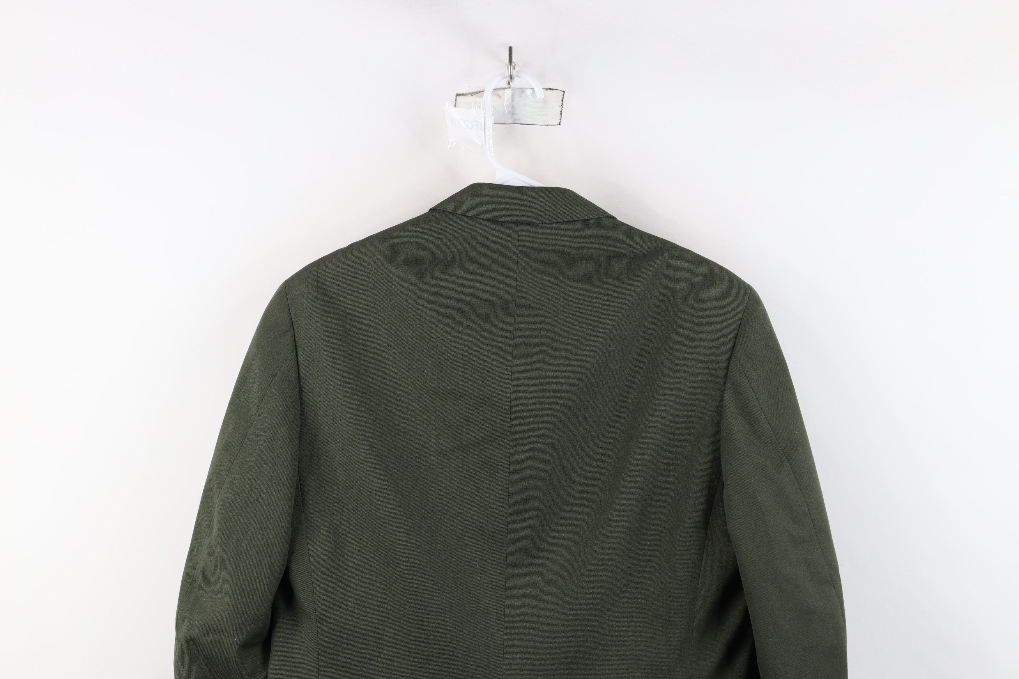 Vintage Vintage 50s Streetwear Button Suit Coat Blazer Jacket Green Size US L / EU 52-54 / 3 - 14 Thumbnail