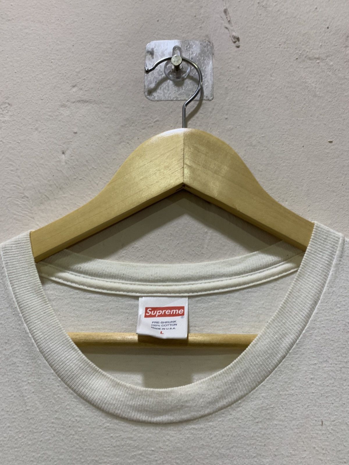 Supreme Supreme Scratch Tee- White -L Size US L / EU 52-54 / 3 - 4 Thumbnail
